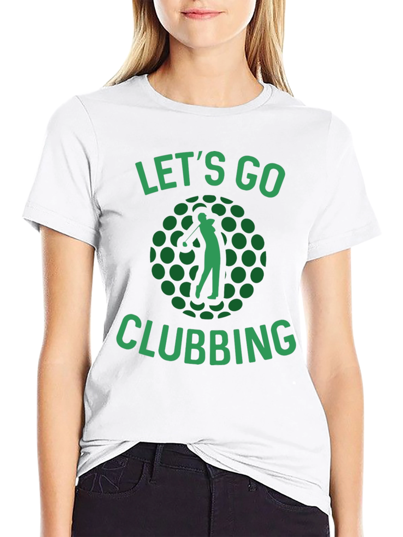 Lets Go Clubbing Golf T-Shirt
