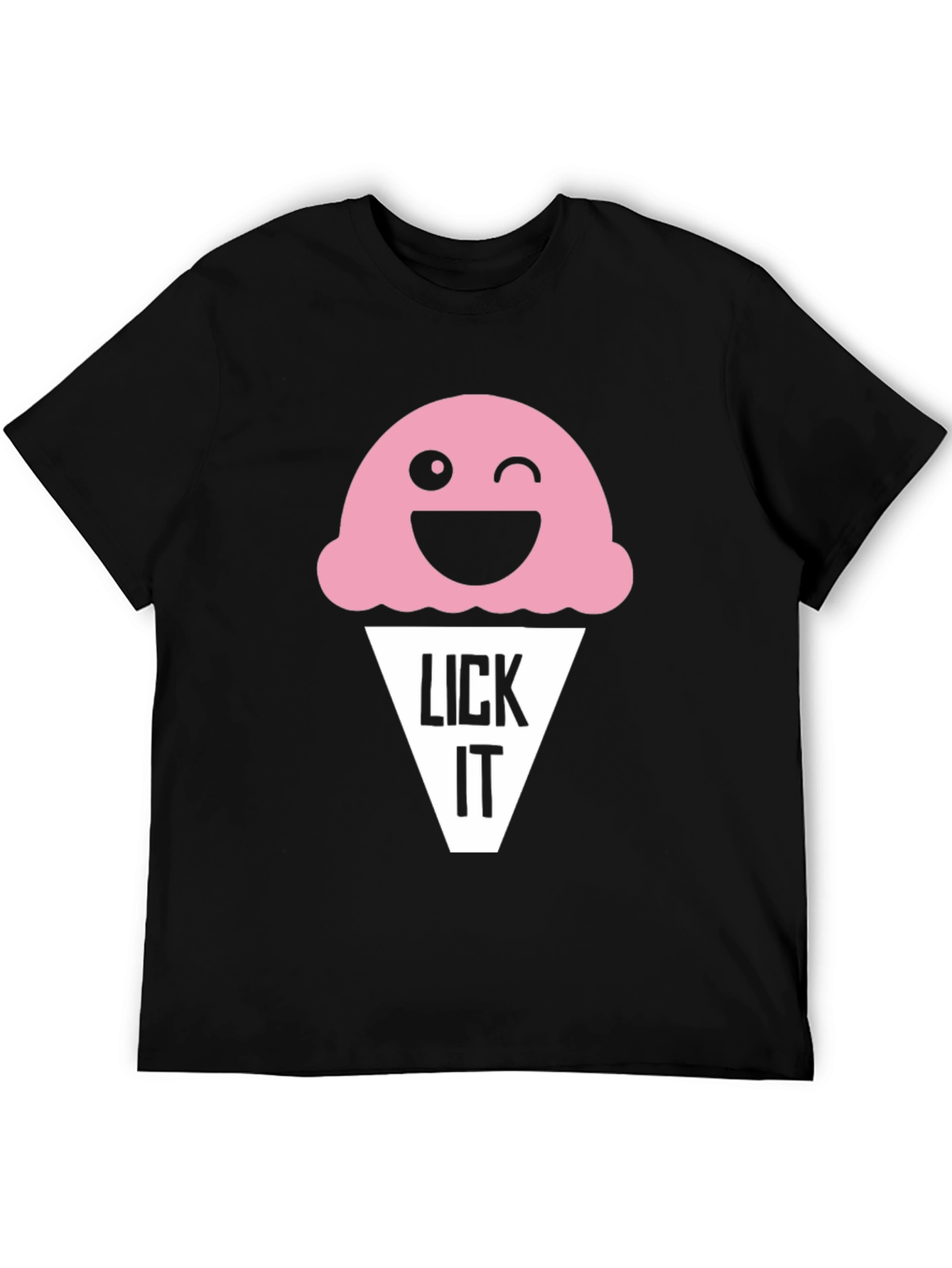 Funny Lick It Ice Cream Graphic Tee