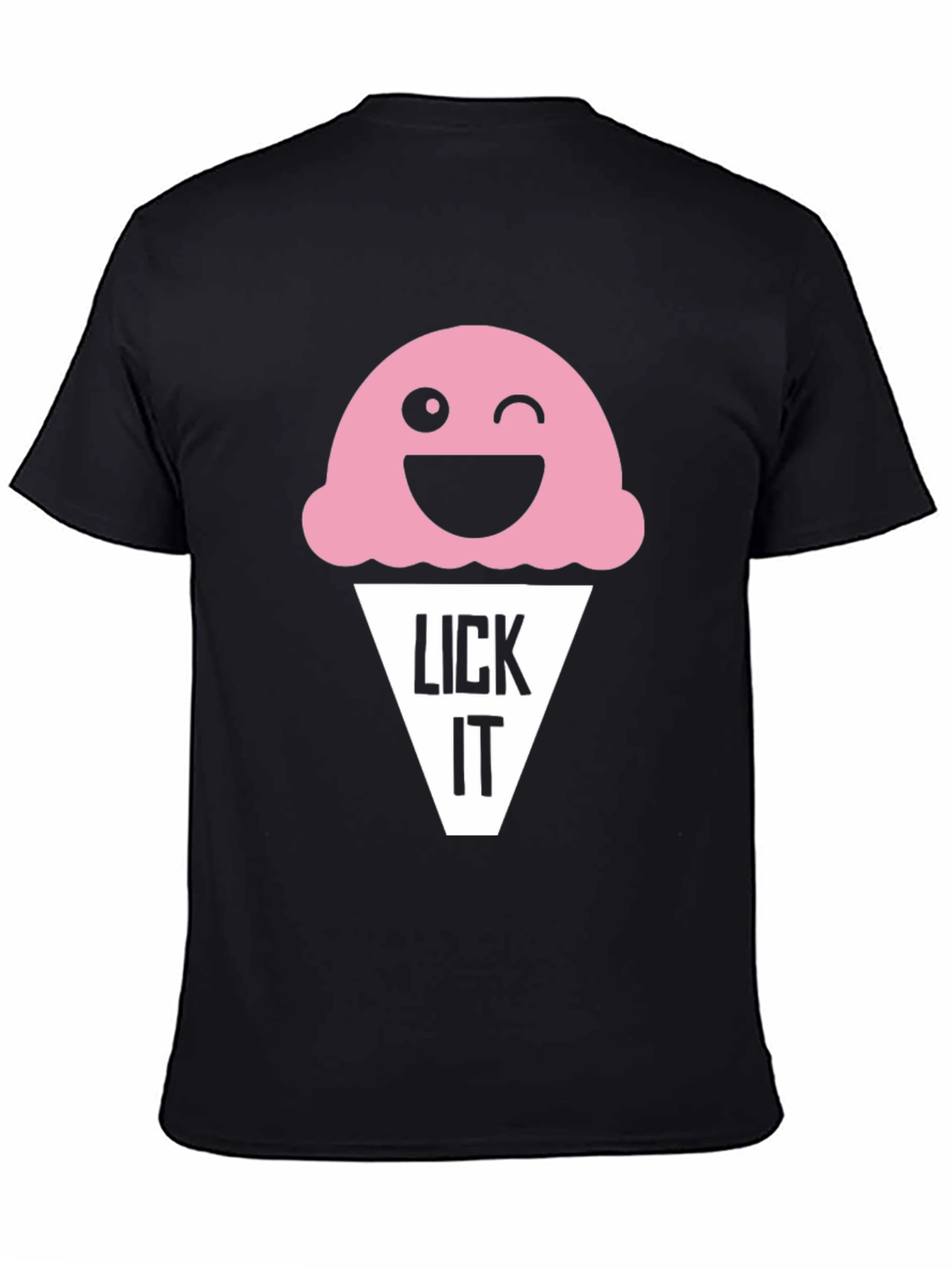 Funny Lick It Ice Cream Graphic Tee