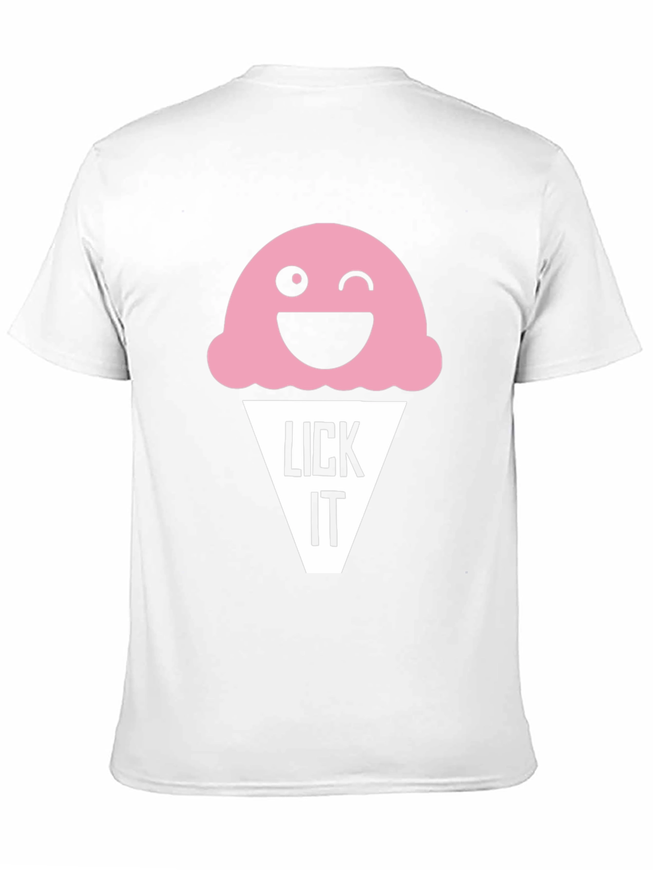 Funny Lick It Ice Cream Graphic Tee