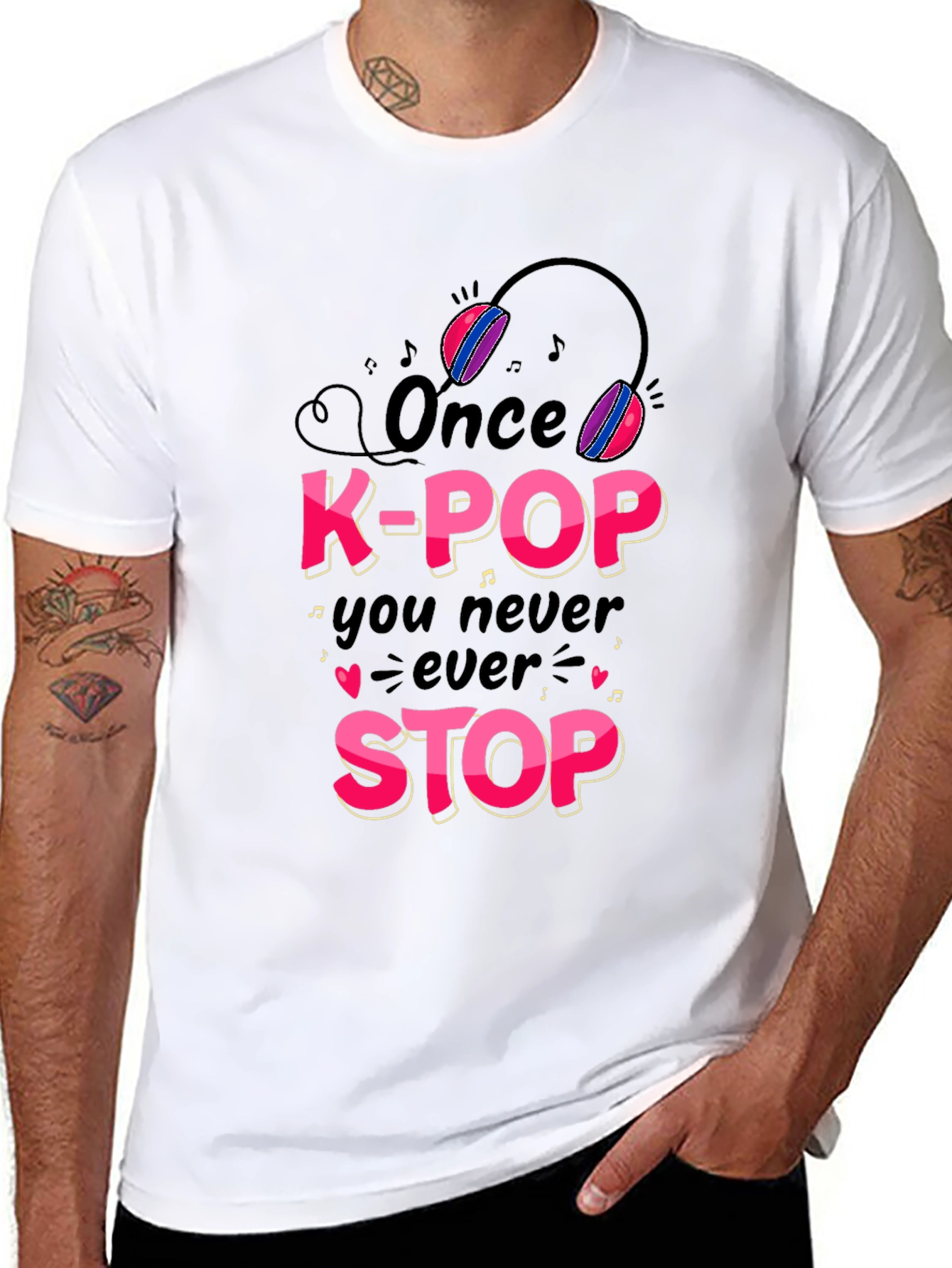 K-Pop Fan T-Shirt - Once You Never Stop!