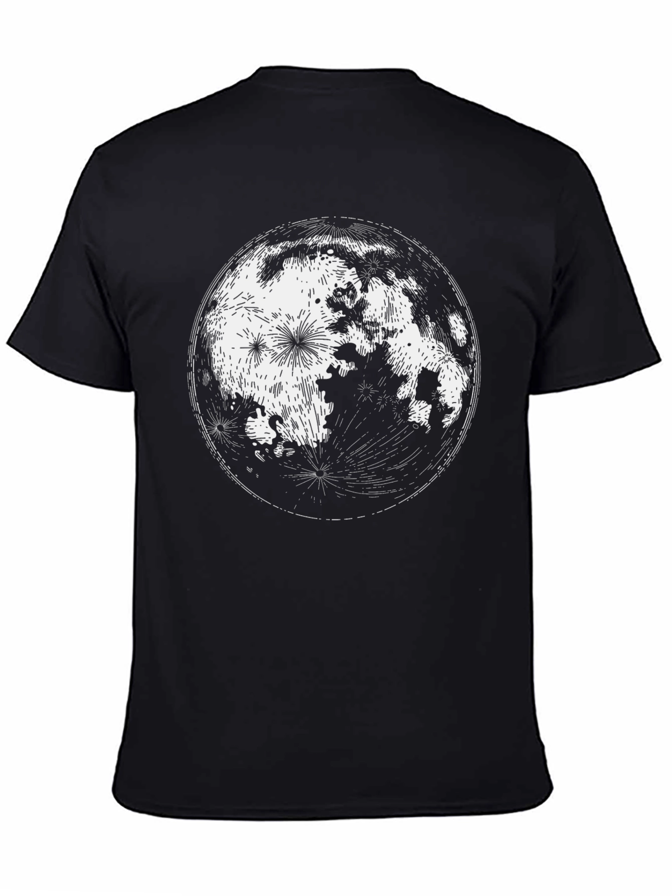 Lunar Graphic Tee - Black Moon T-Shirt