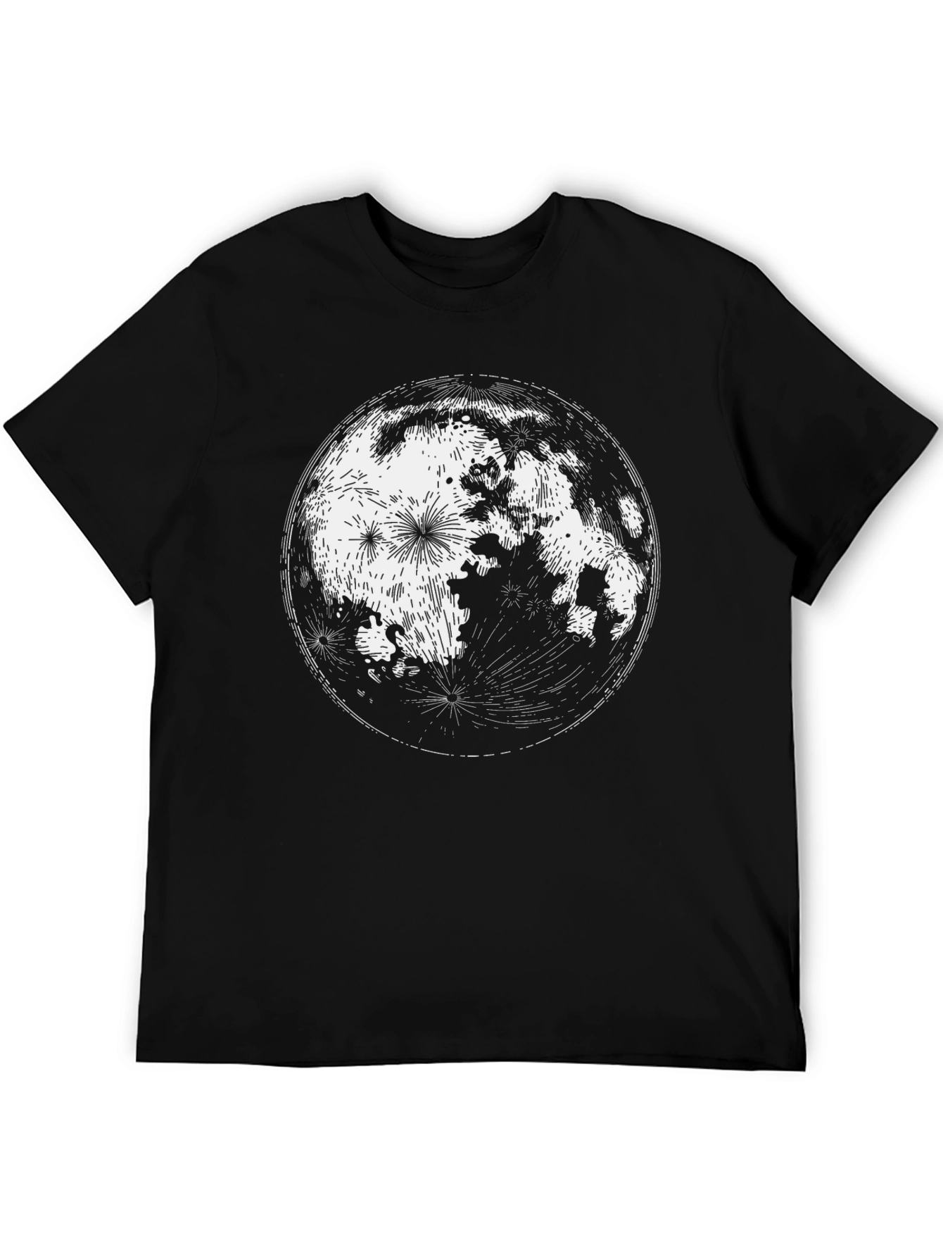 Lunar Graphic Tee - Black Moon T-Shirt