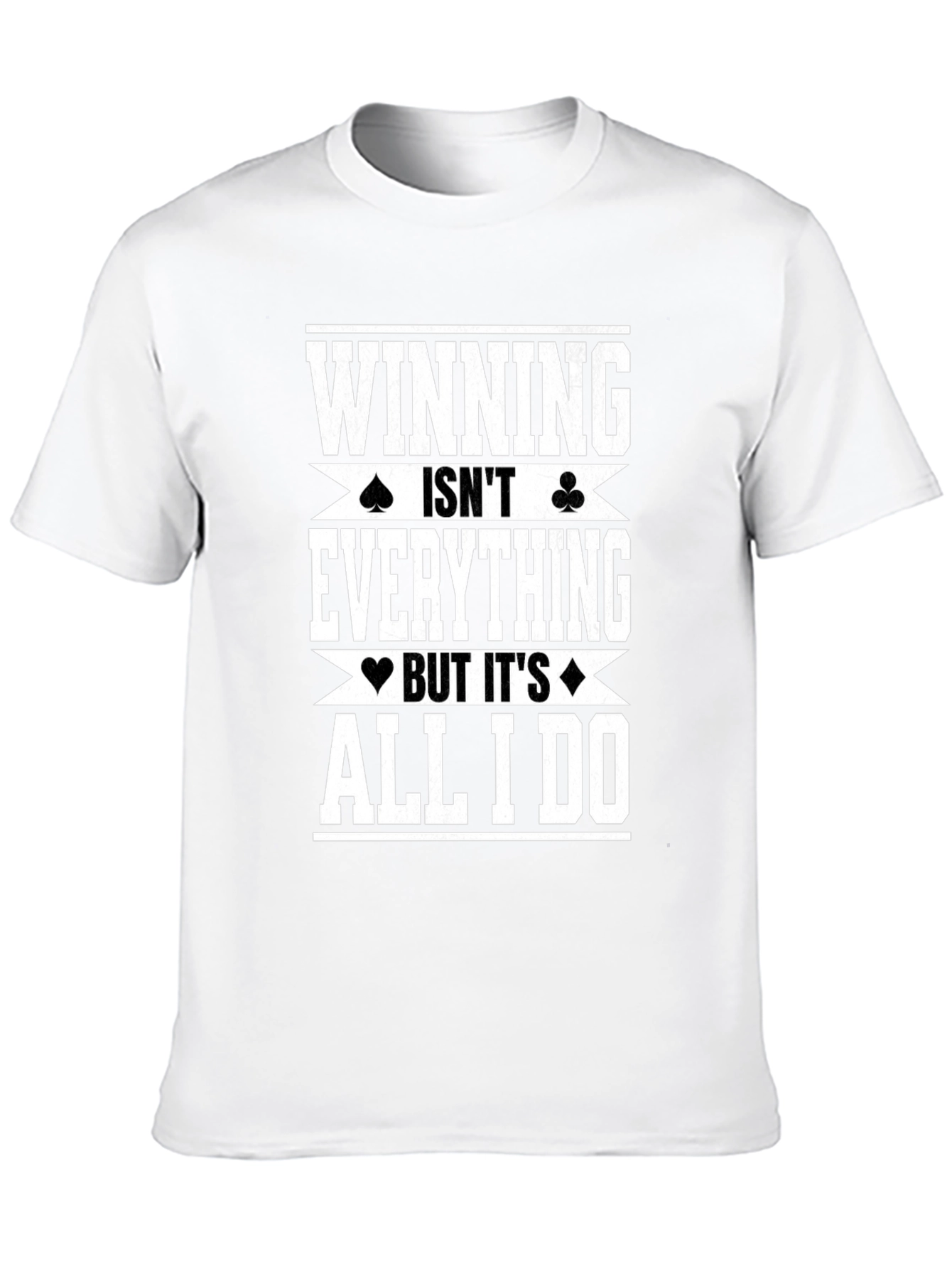 Winning Is All I Do Graphic Tee - Black