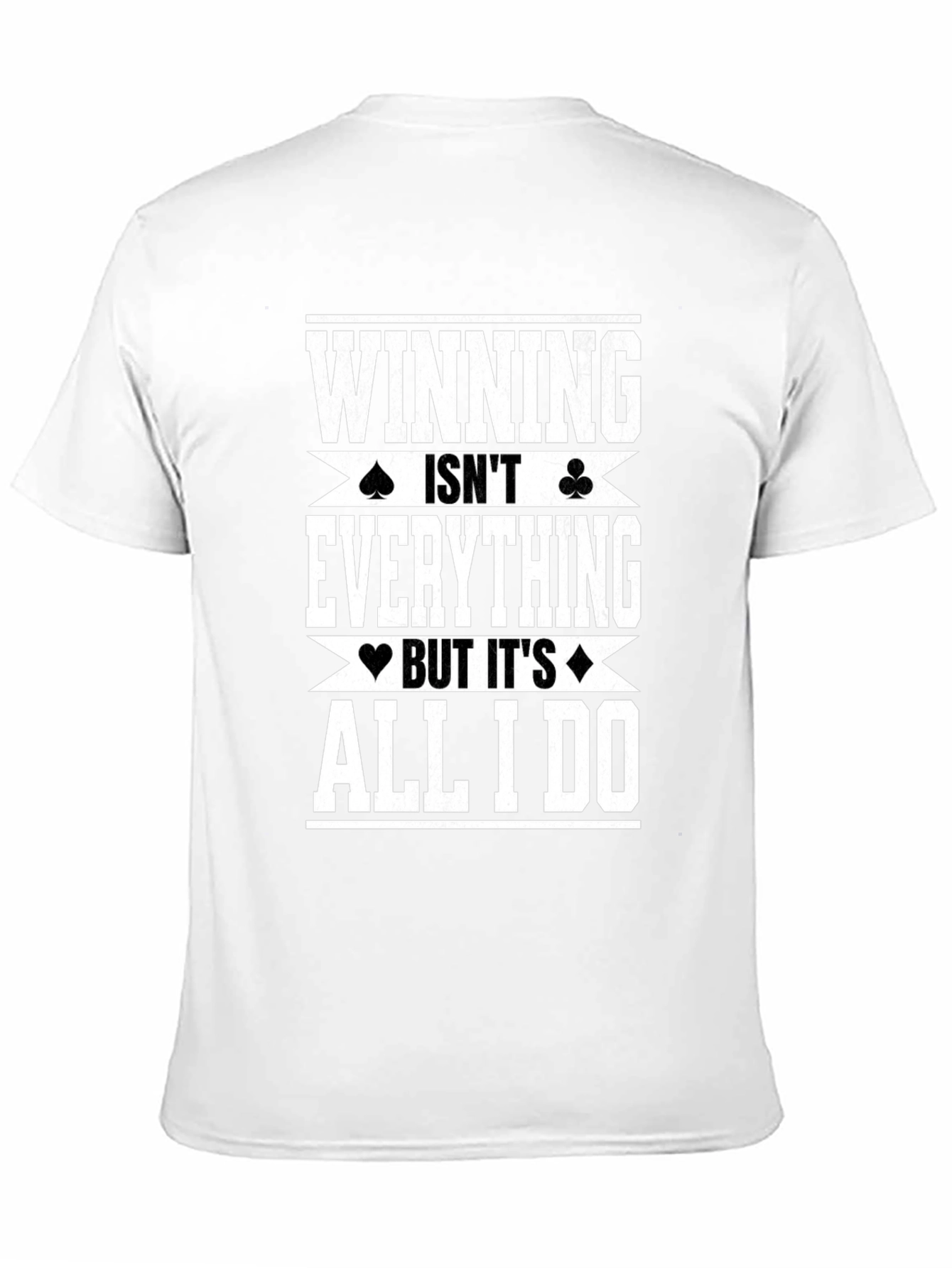 Winning Is All I Do Graphic Tee - Black