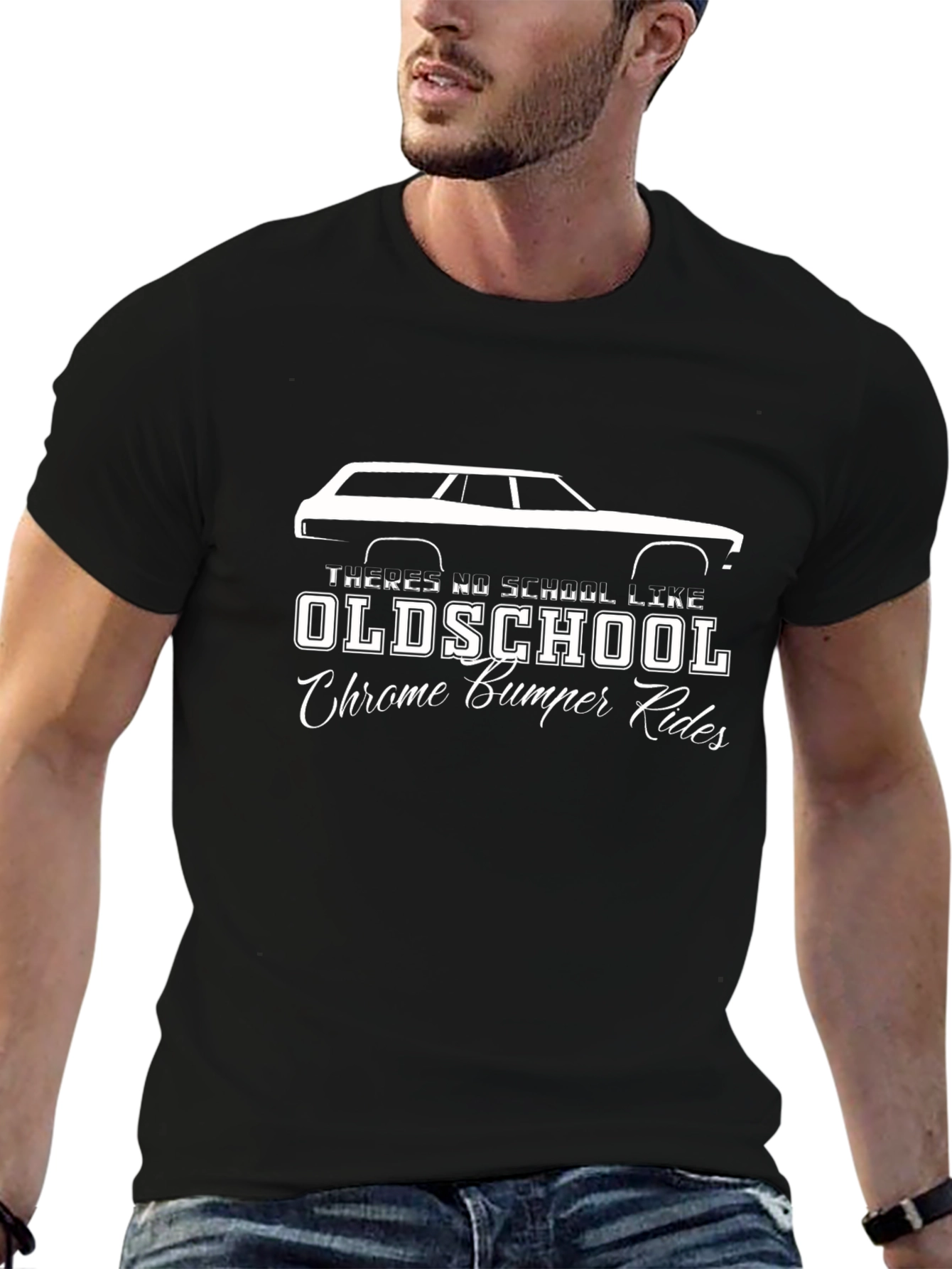 Oldschool Chrome Bumper Rides T-Shirt
