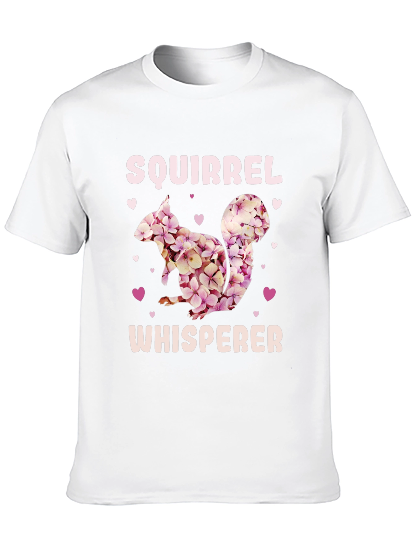 Squirrel Whisperer Floral Graphic T-Shirt