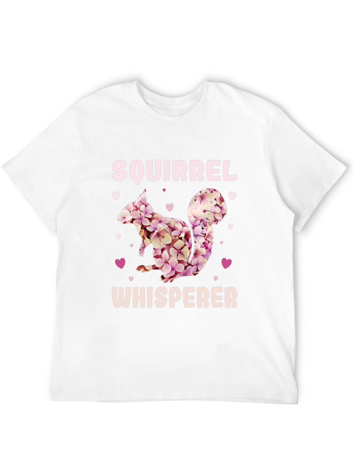 Squirrel Whisperer Floral Graphic T-Shirt