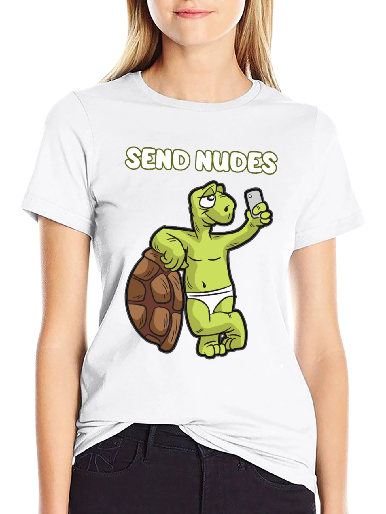 Send Nudes Turtle Tee