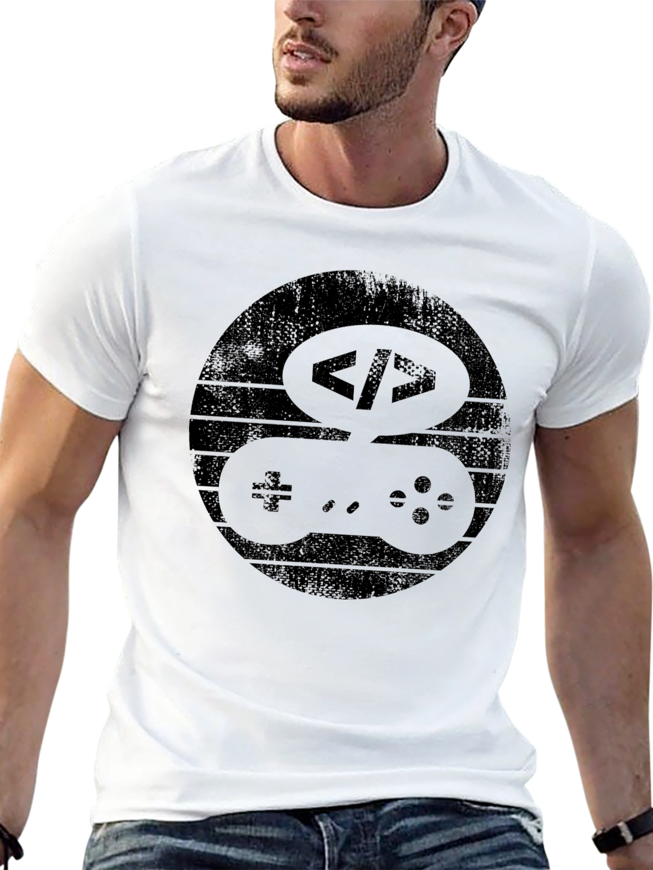 Gamer Coder T-Shirt - Black Graphic Tee
