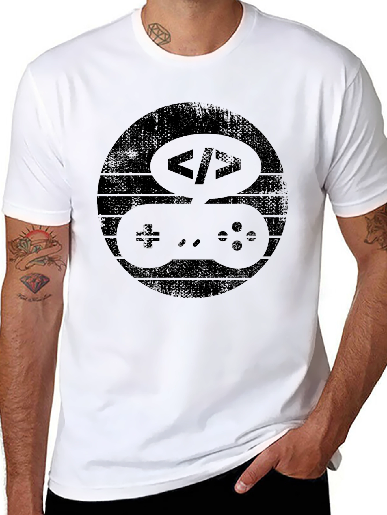 Gamer Coder T-Shirt - Black Graphic Tee