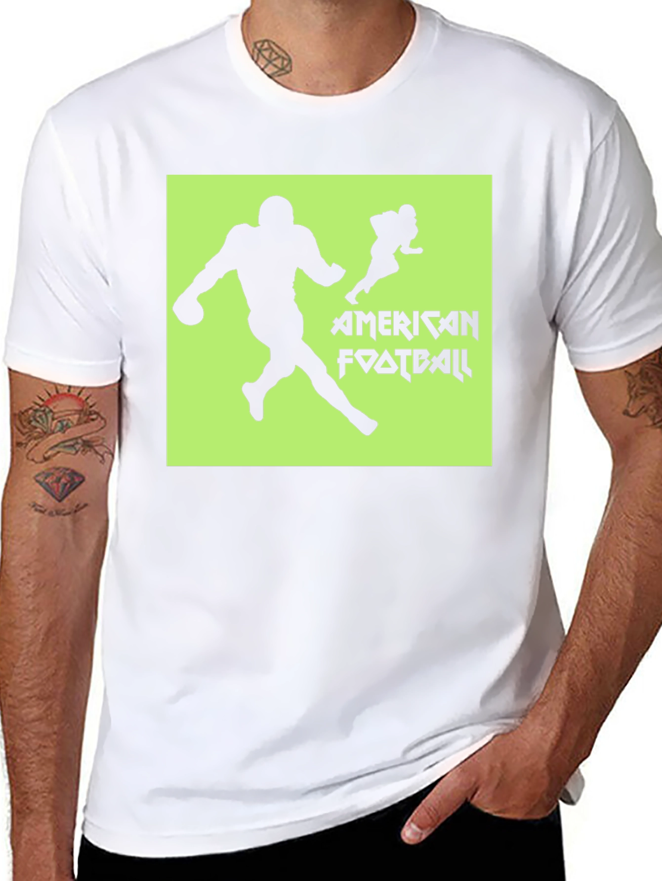 American Football Graphic Print Tee