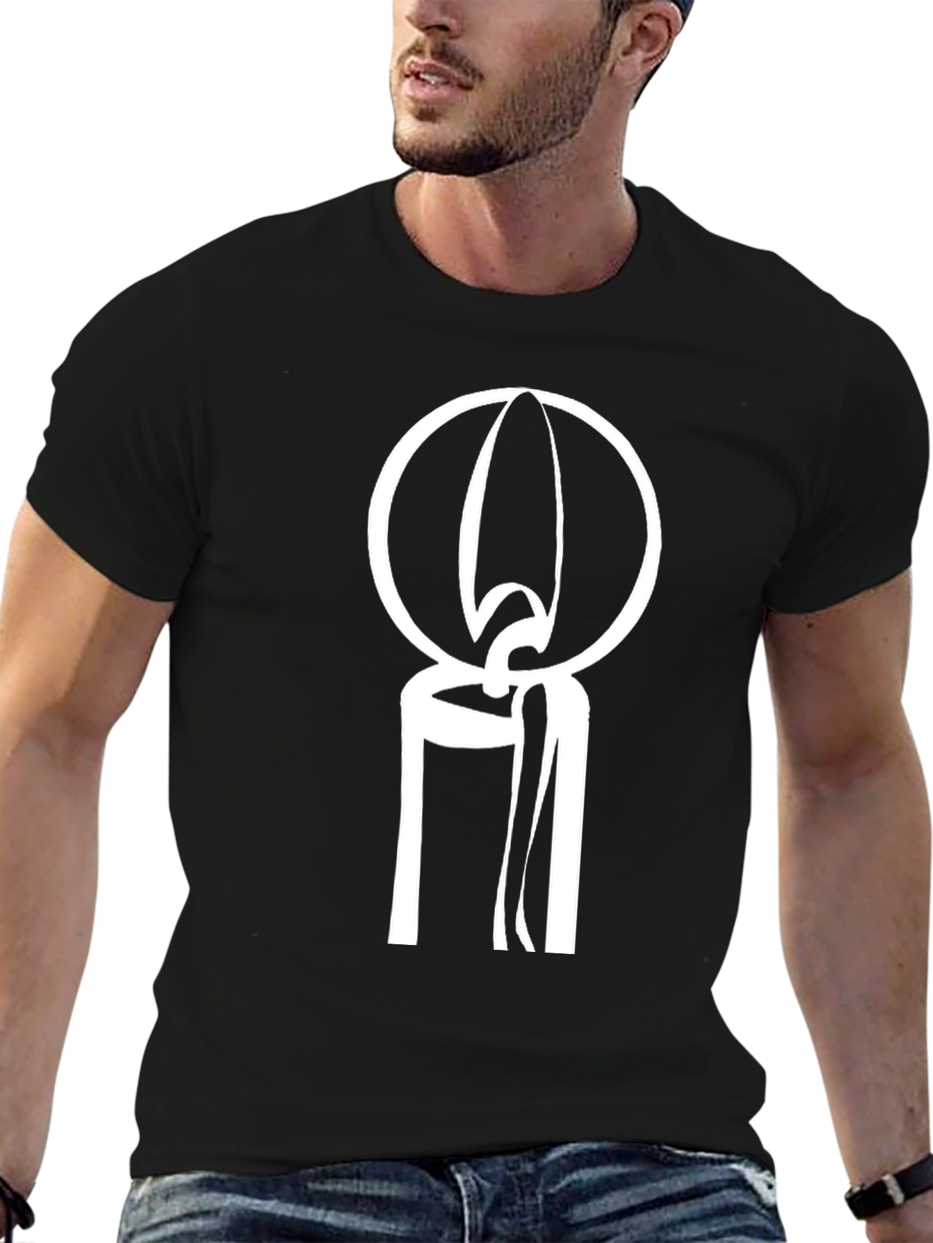Candlelight Graphic Tee - Soft Cotton Blend