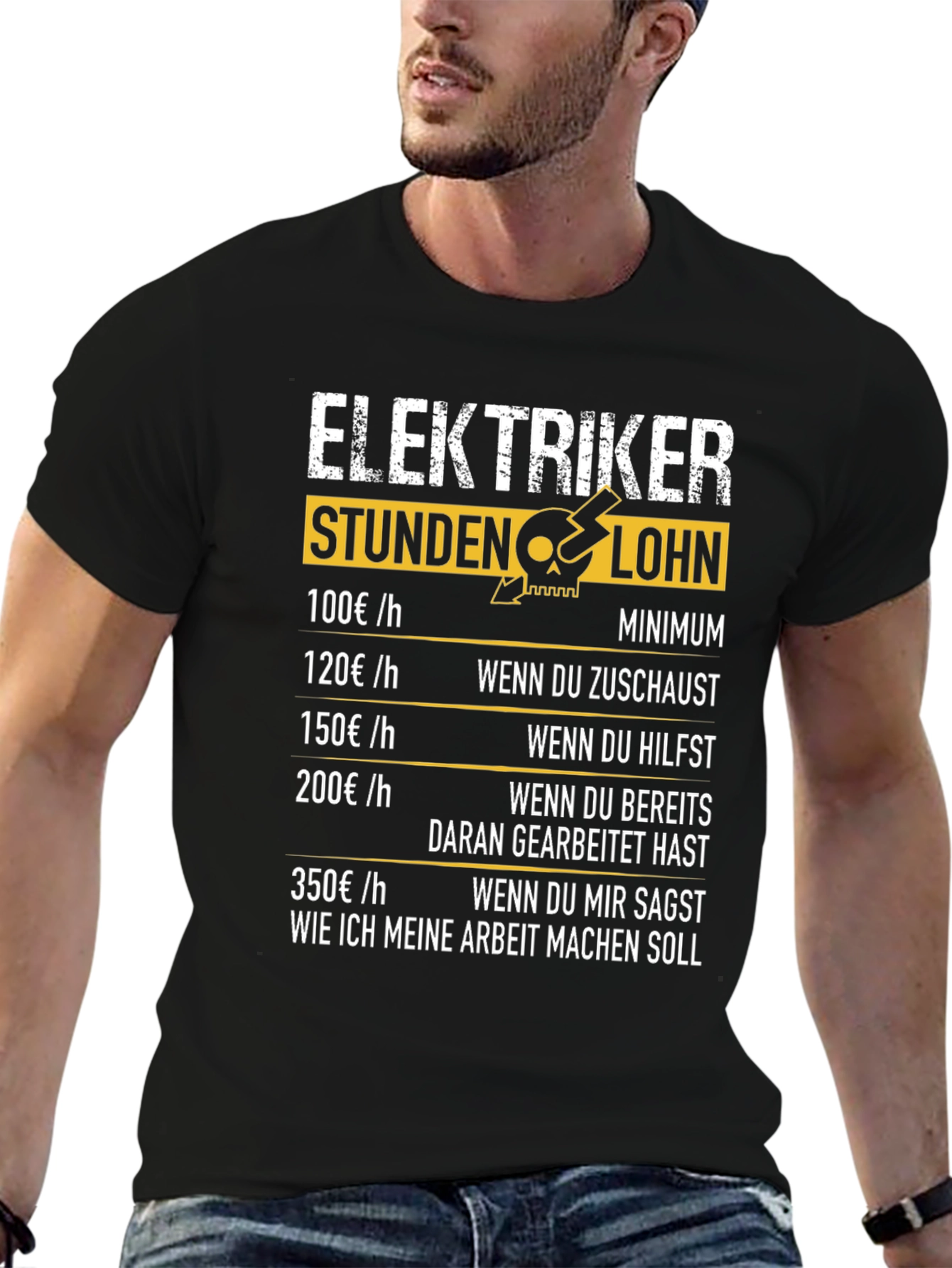 Electrician Hourly Rate Humor T-Shirt