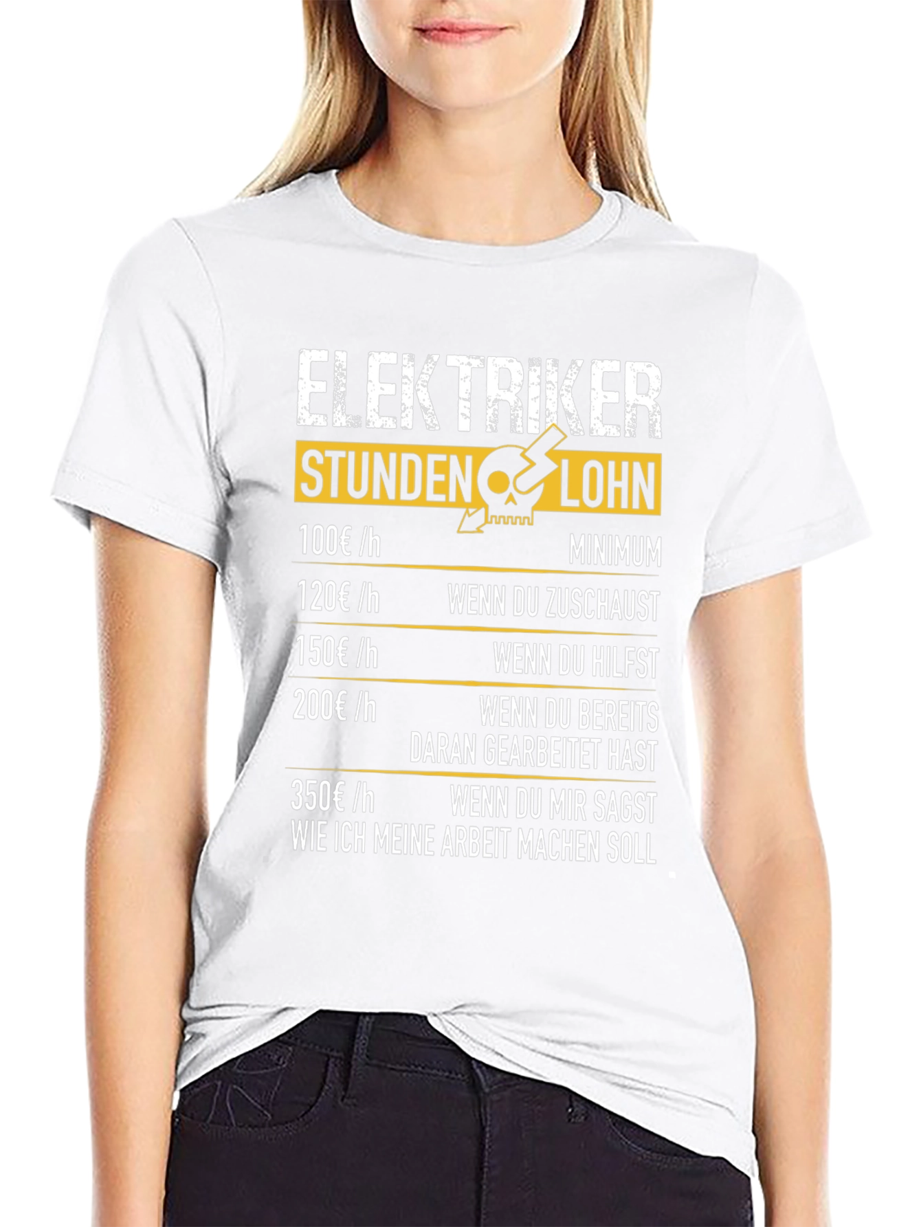 Electrician Hourly Rate Humor T-Shirt