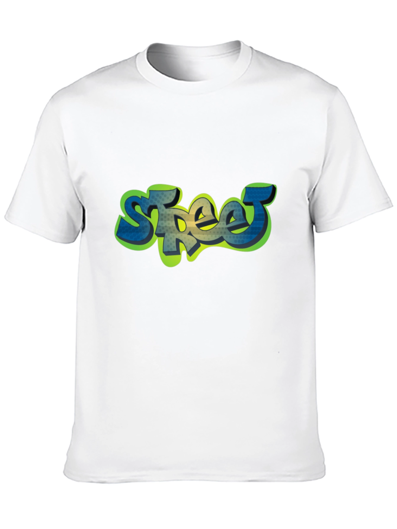 Street Graffiti Style Black T-Shirt