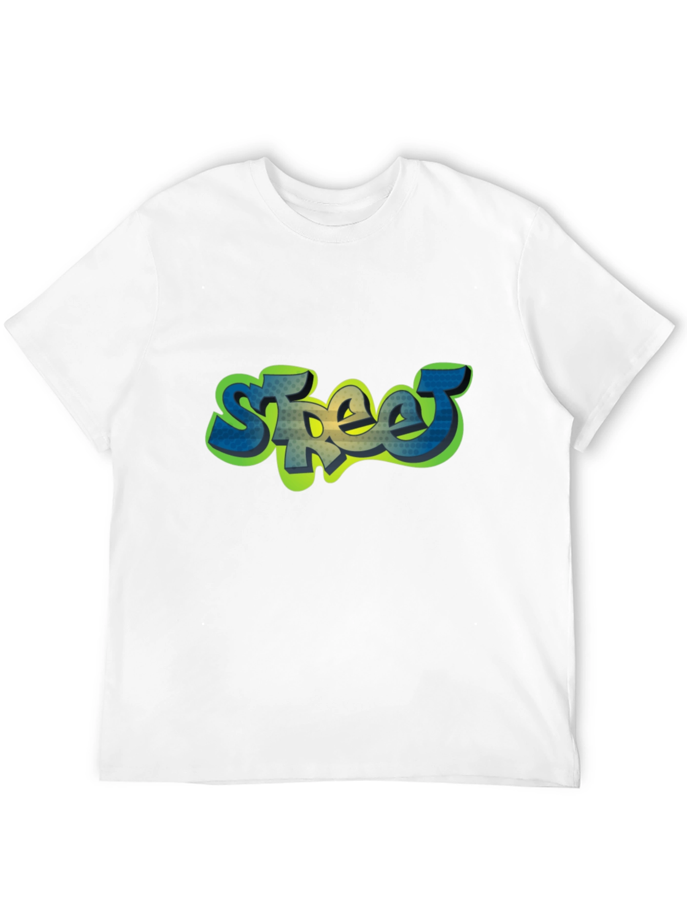 Street Graffiti Style Black T-Shirt