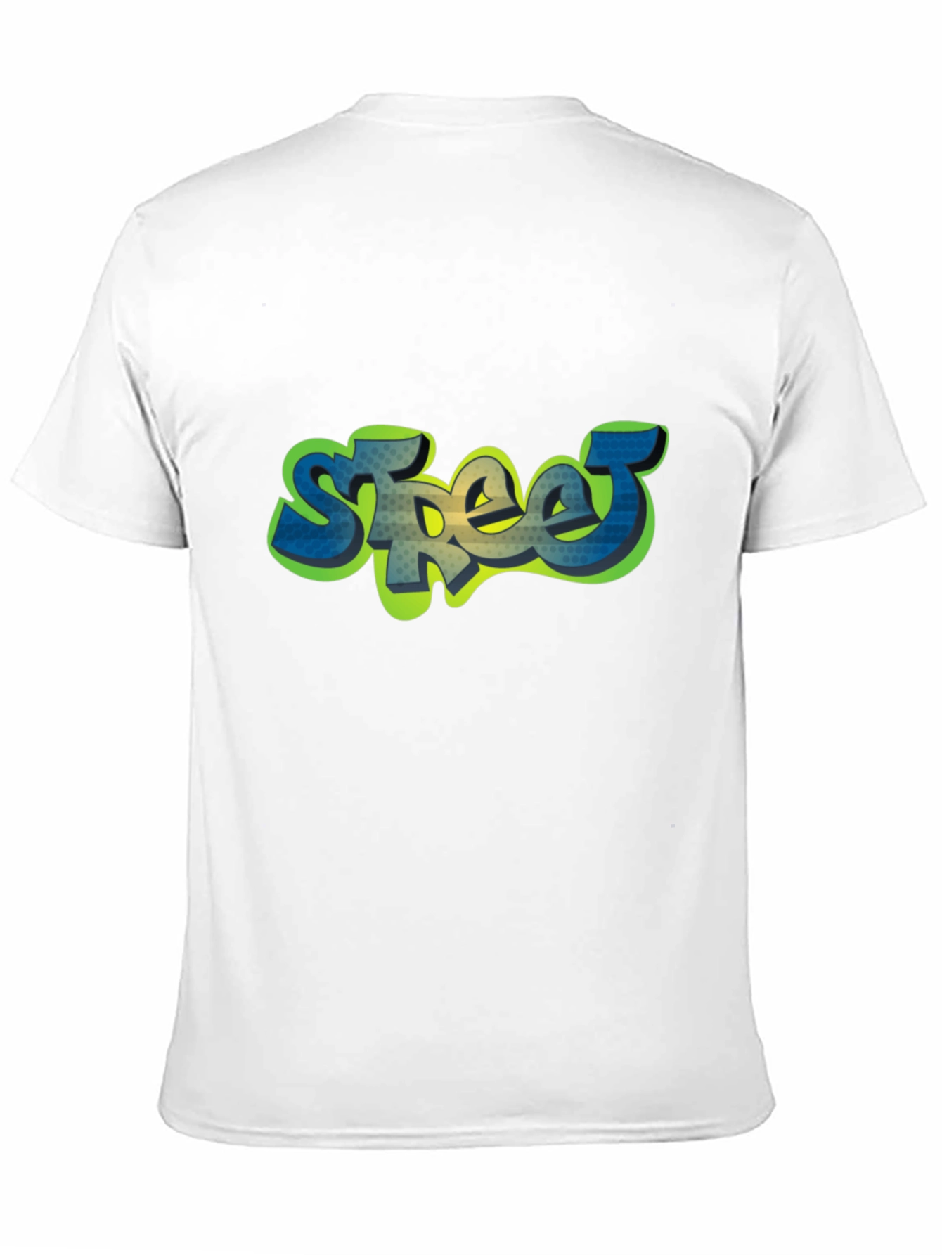 Street Graffiti Style Black T-Shirt