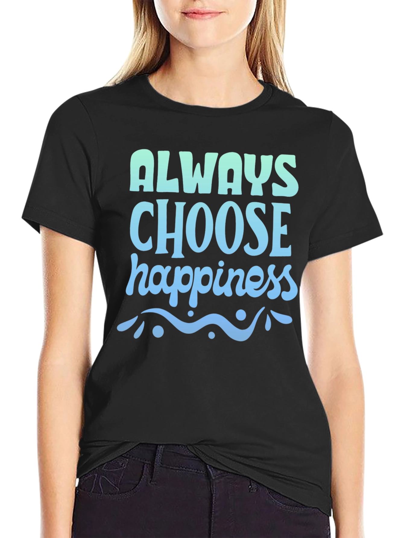 Always Choose Happiness Graphic Tee