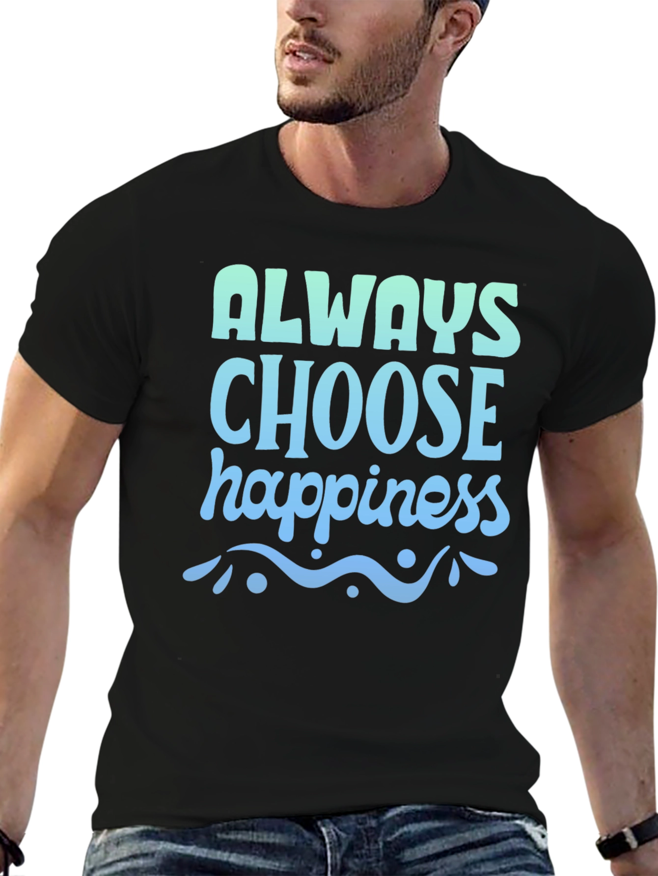 Always Choose Happiness Graphic Tee