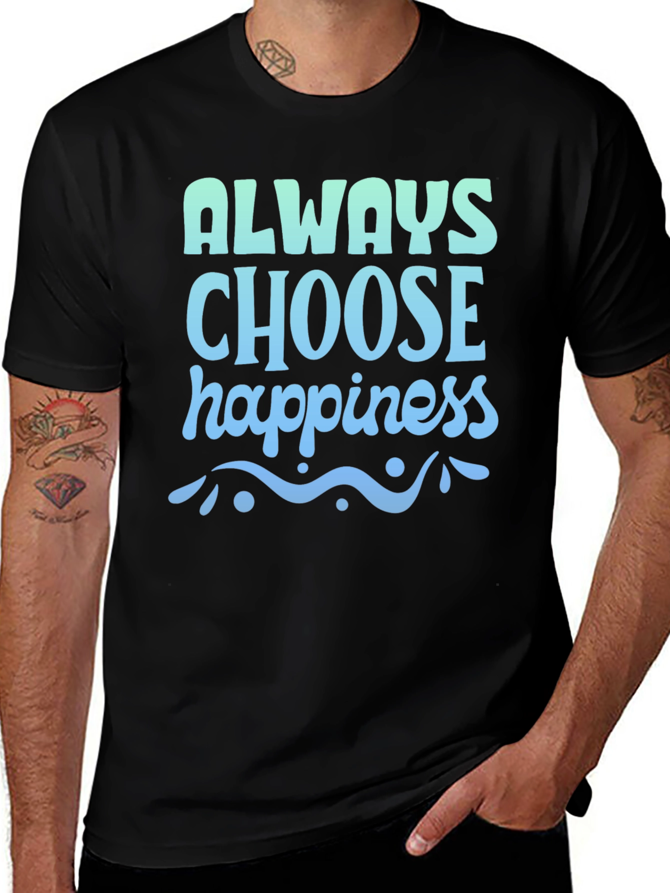Always Choose Happiness Graphic Tee
