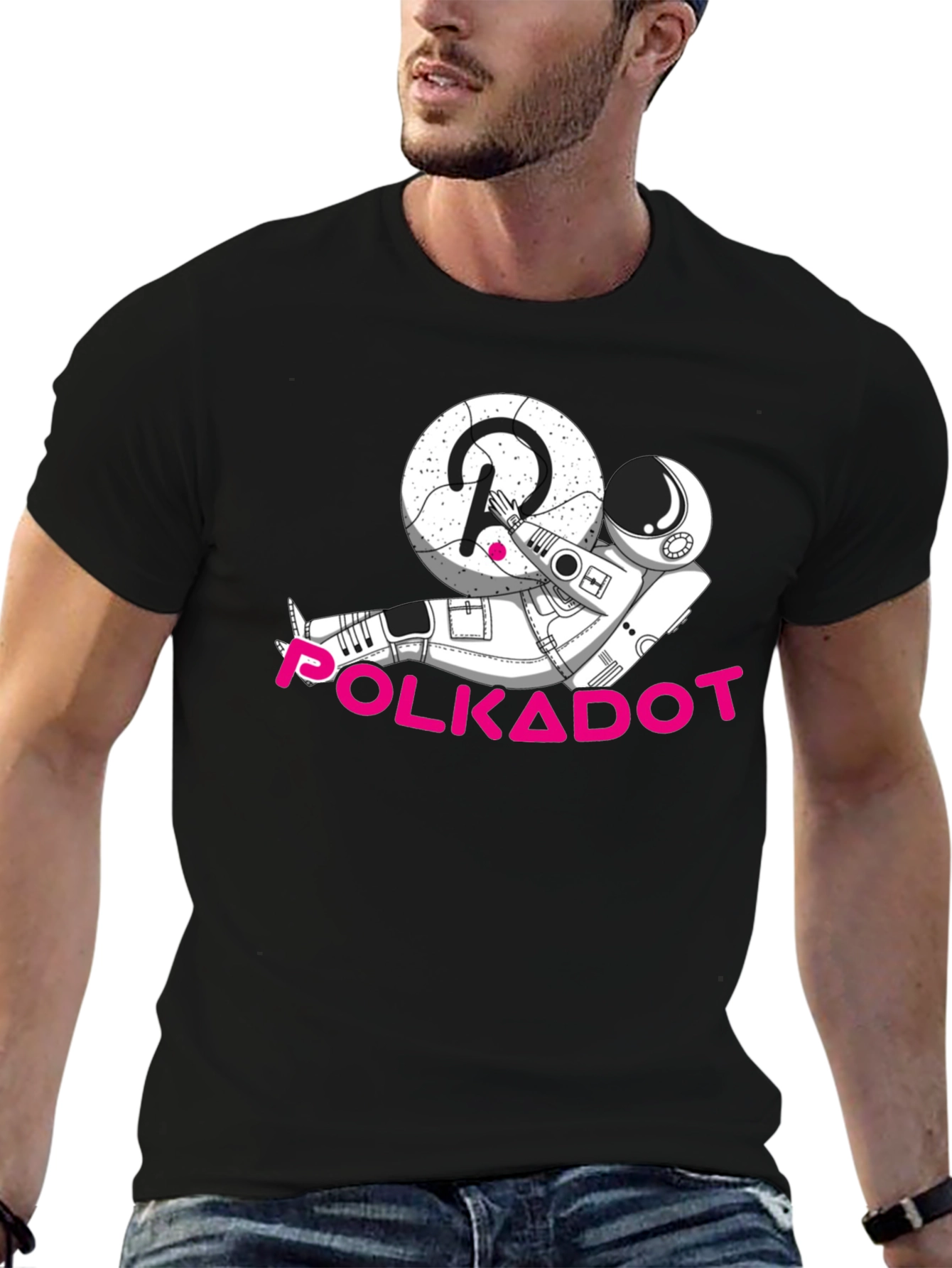 Polkadot Astronaut T-Shirt - Crypto Graphic Tee