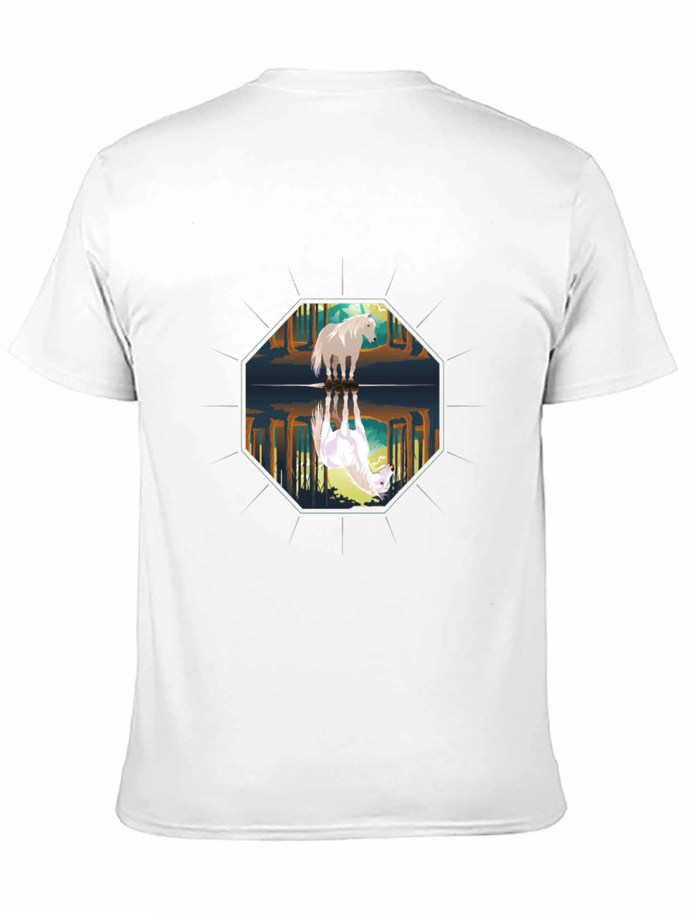 Reflective Horse Graphic Tee