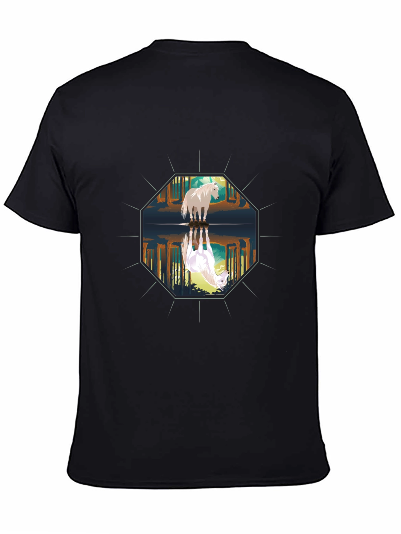 Reflective Horse Graphic Tee