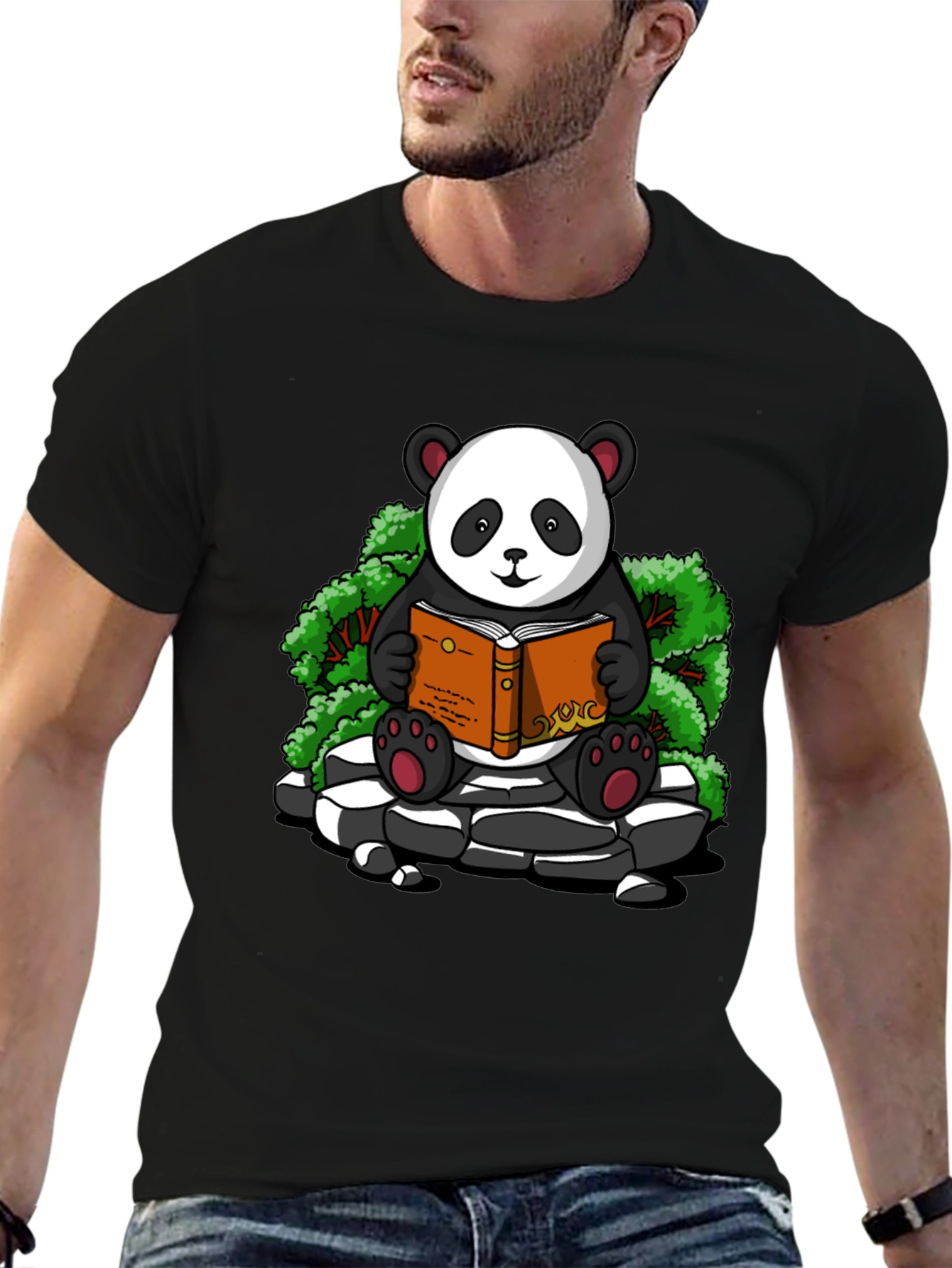 Reading Panda Graphic Tee - Cute and Comfy!
