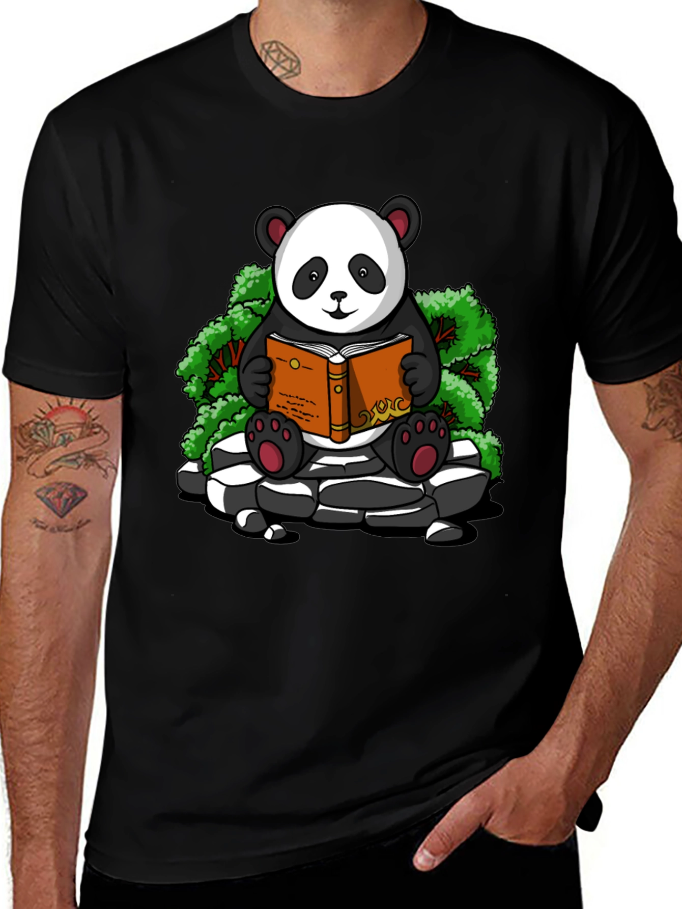 Reading Panda Graphic Tee - Cute and Comfy!