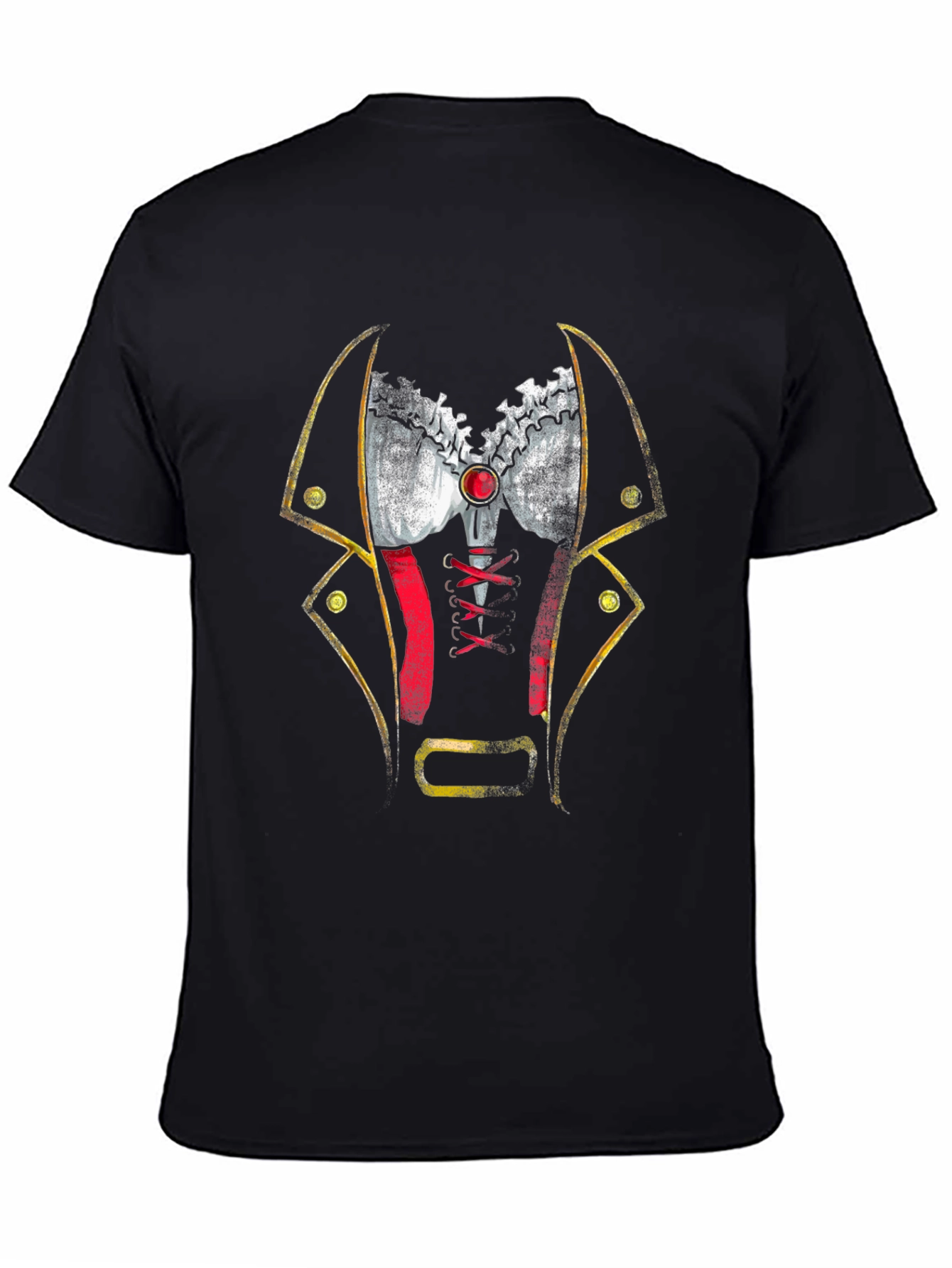 Vampire Costume T-Shirt: Black Halloween Tee