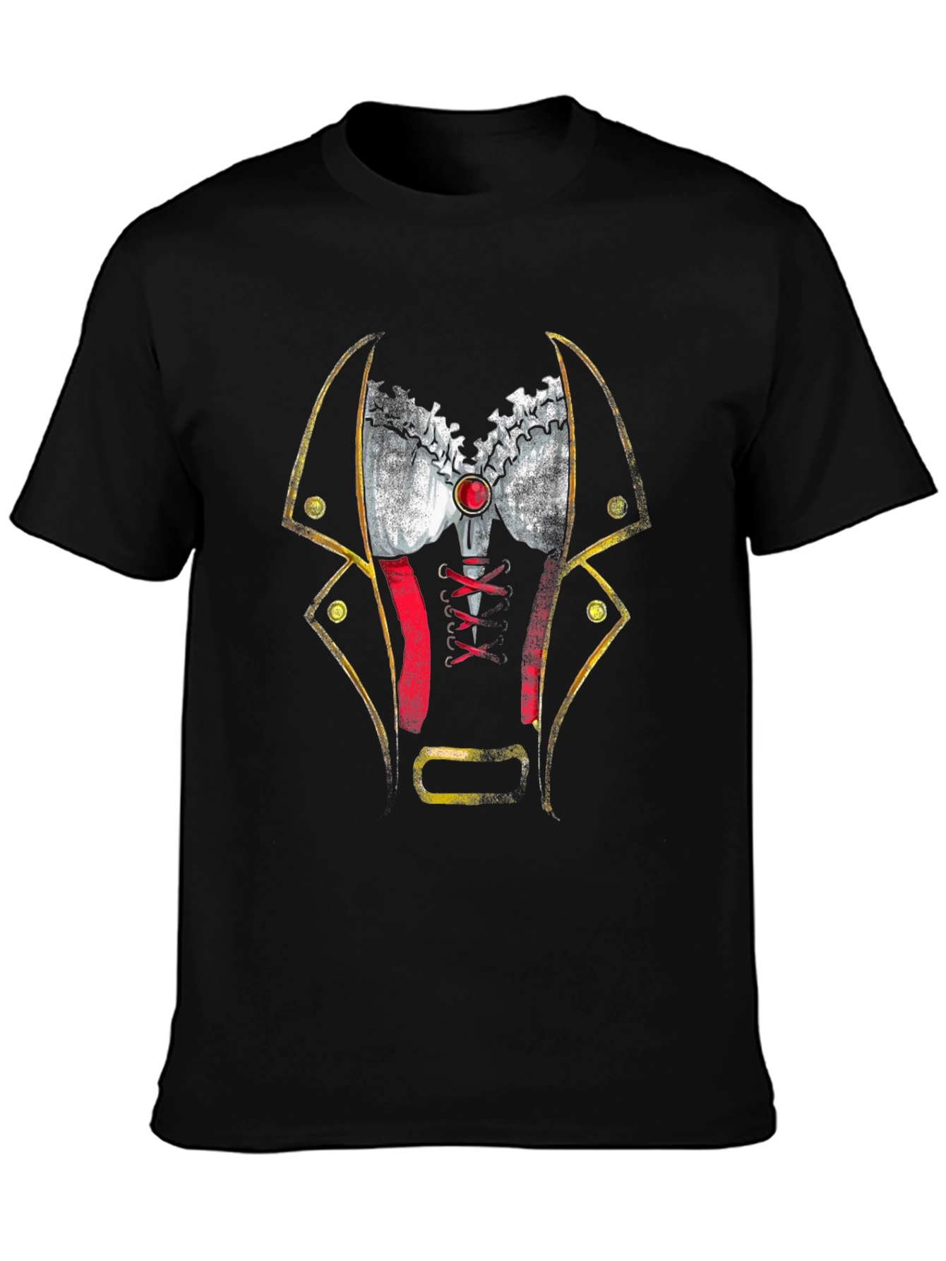 Vampire Costume T-Shirt: Black Halloween Tee