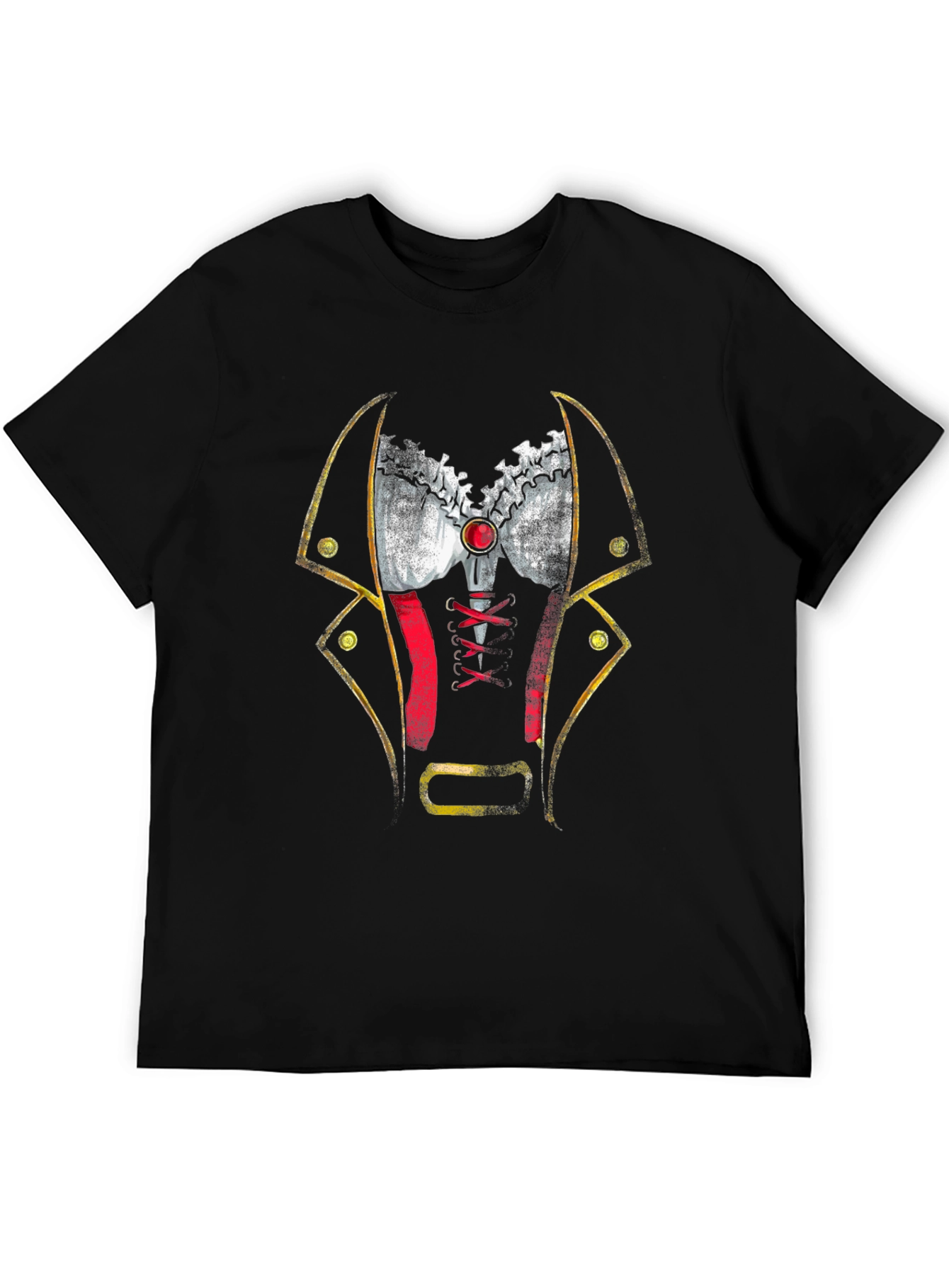 Vampire Costume T-Shirt: Black Halloween Tee
