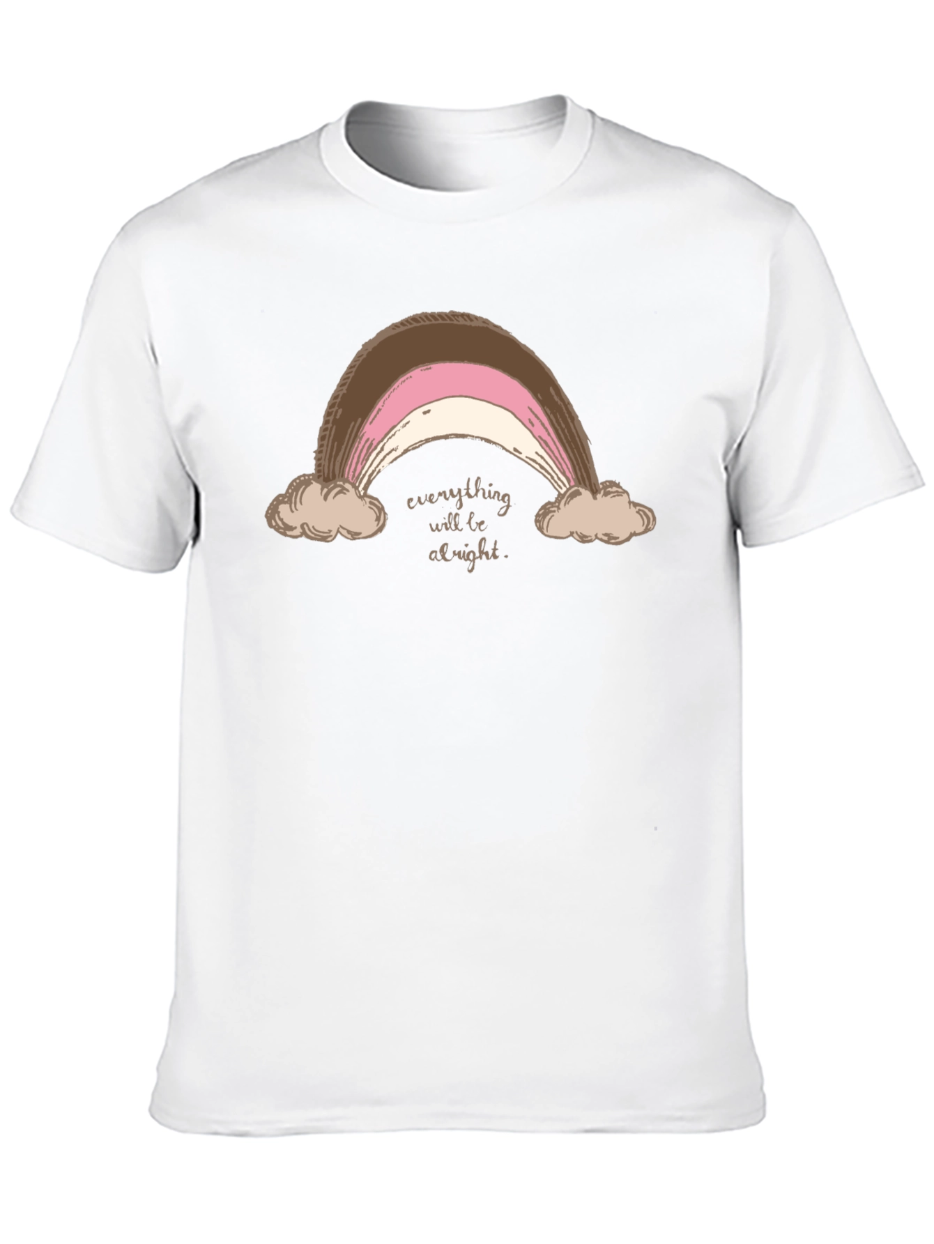 Everything Will Be Alright Rainbow T-Shirt