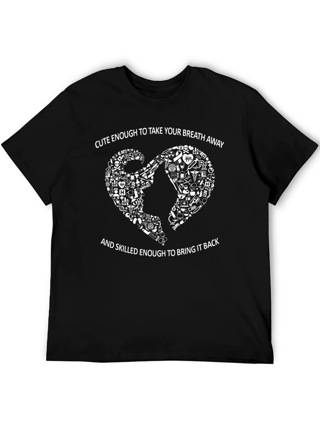 Cute Nurse Graphic Tee - Skilled Enough T-Shirt