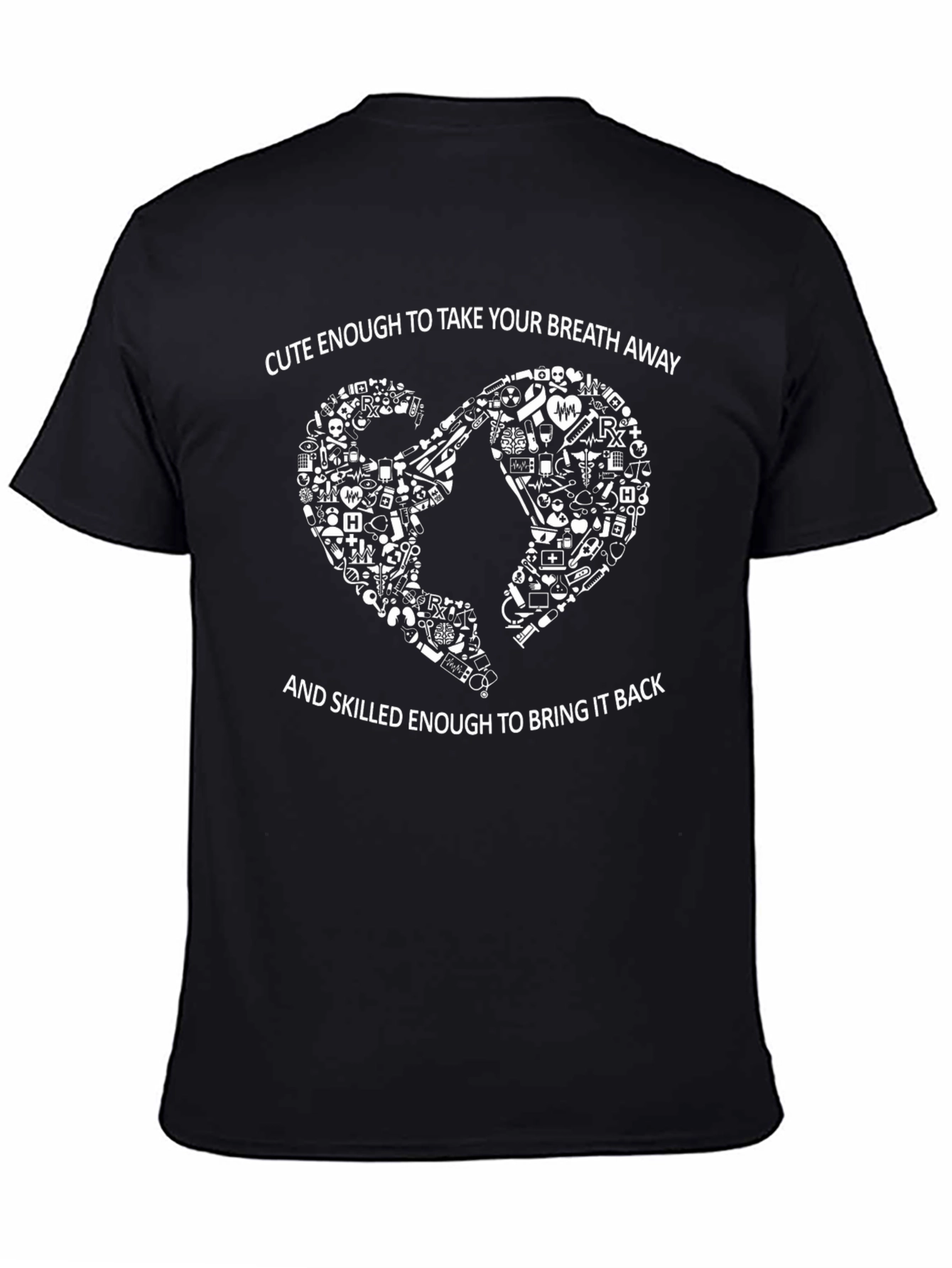 Cute Nurse Graphic Tee - Skilled Enough T-Shirt