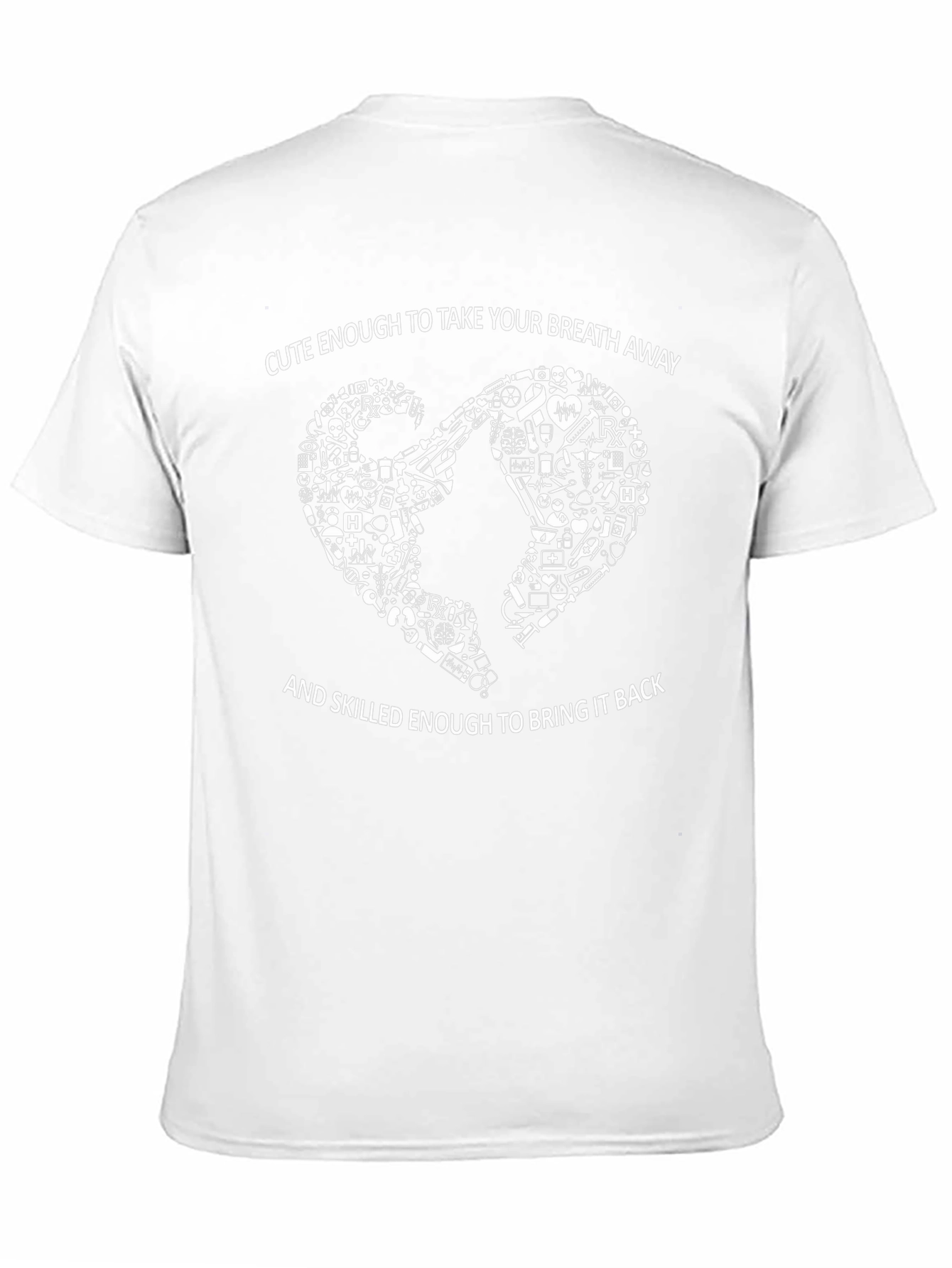 Cute Nurse Graphic Tee - Skilled Enough T-Shirt