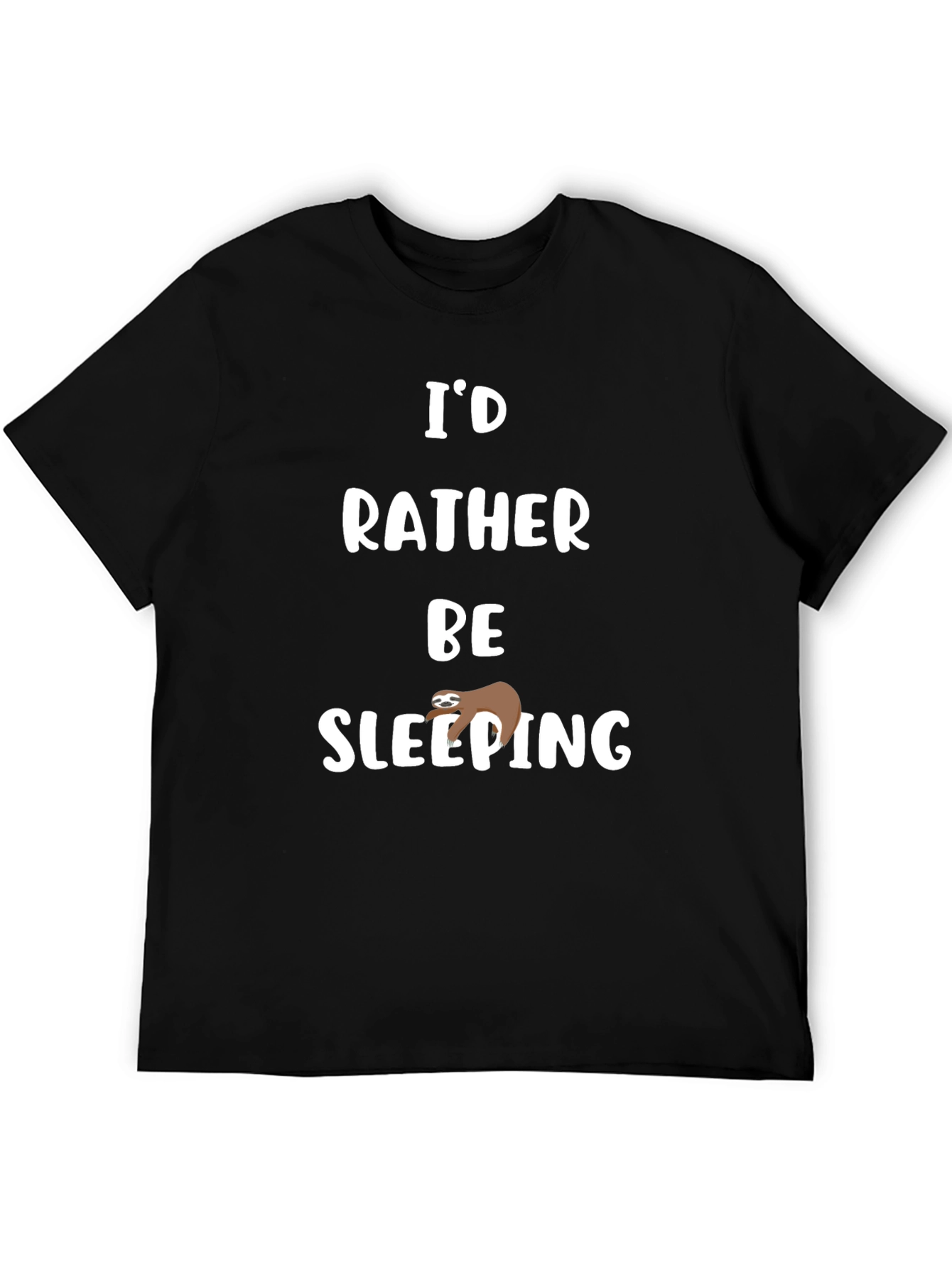 Id Rather Be Sleeping Sloth T-Shirt