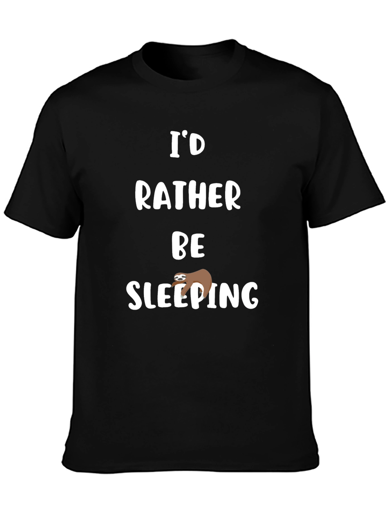 Id Rather Be Sleeping Sloth T-Shirt