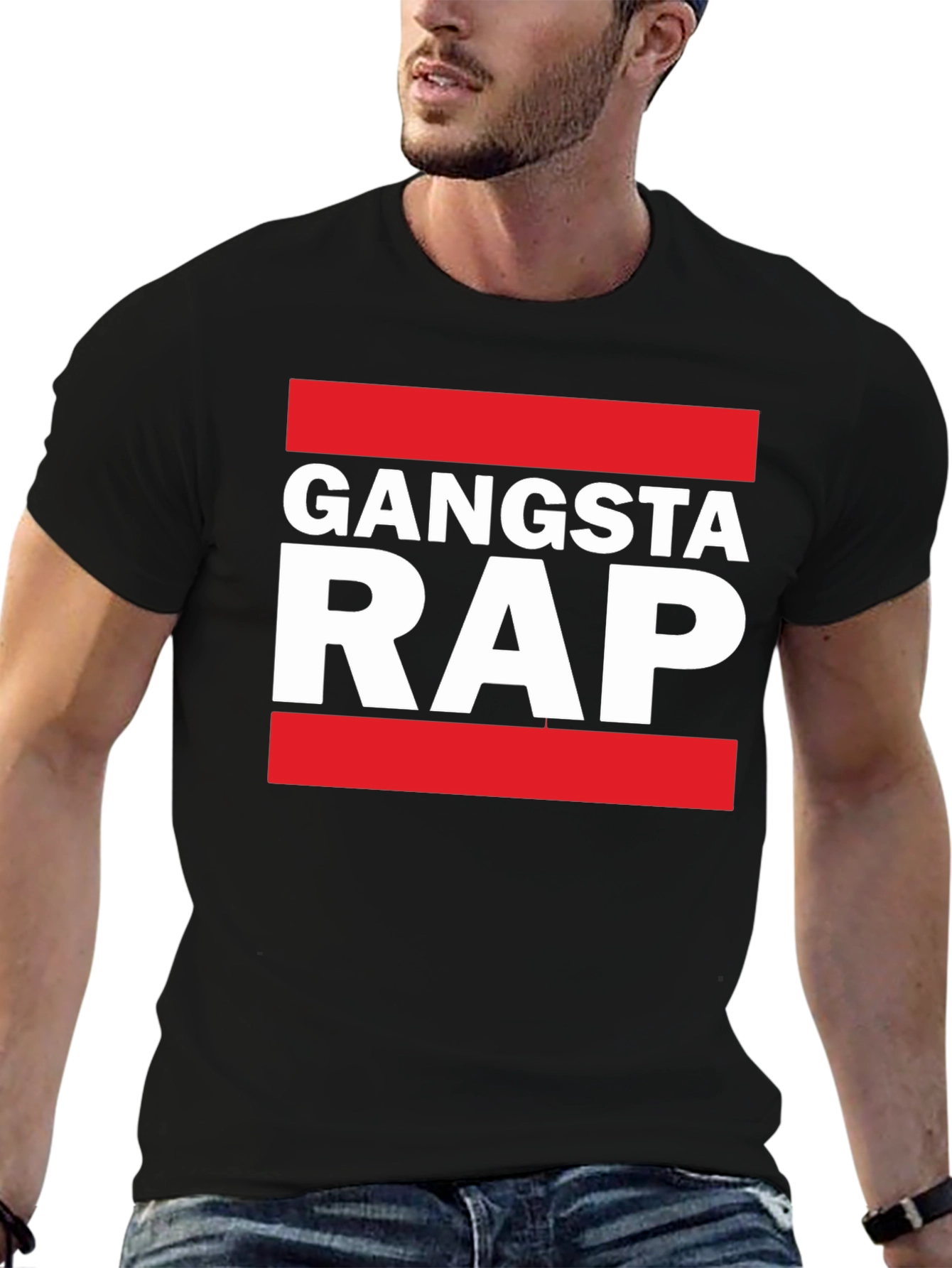 Gangsta Rap Graphic T-Shirt Hip Hop Tee