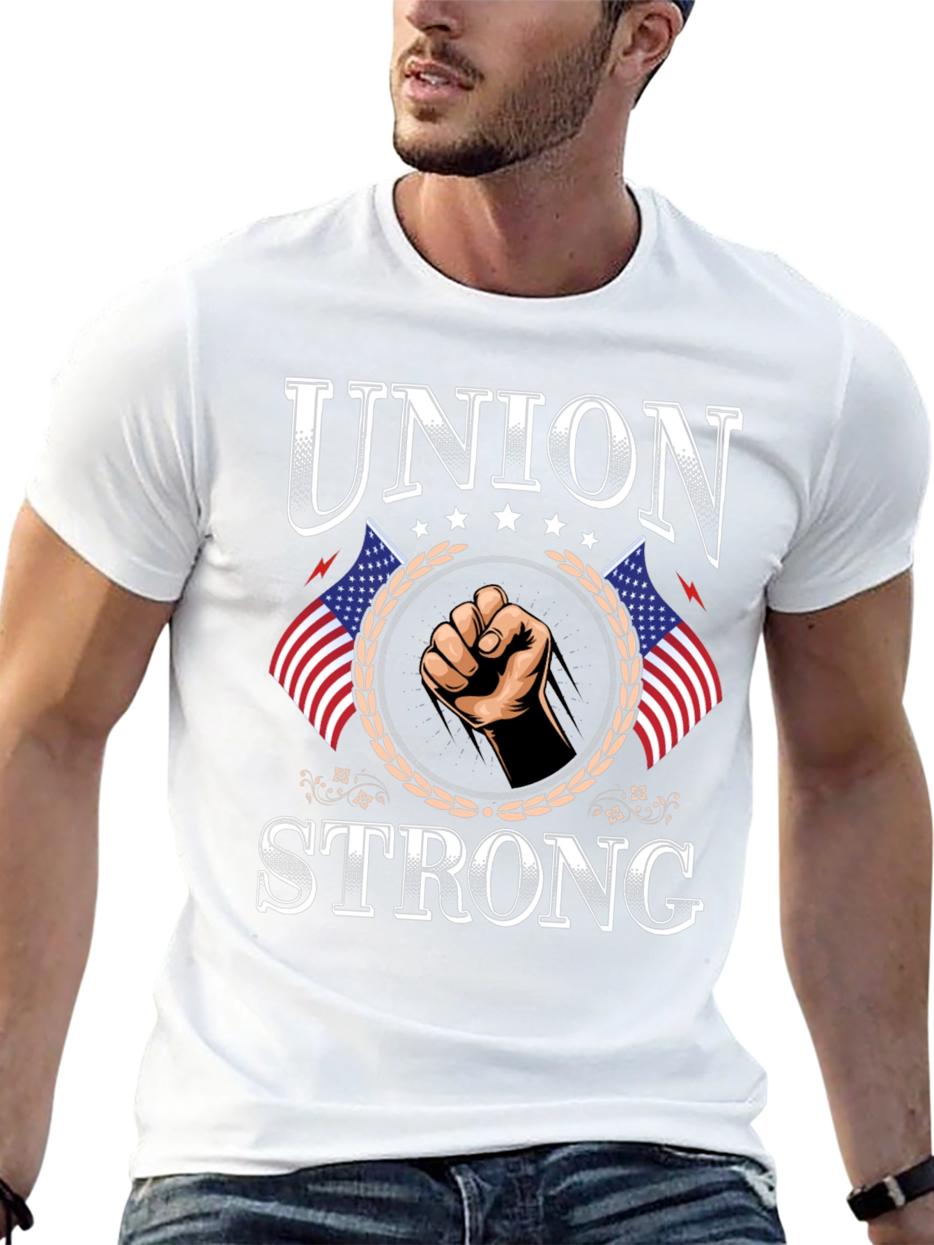 Union Strong Graphic T-Shirt