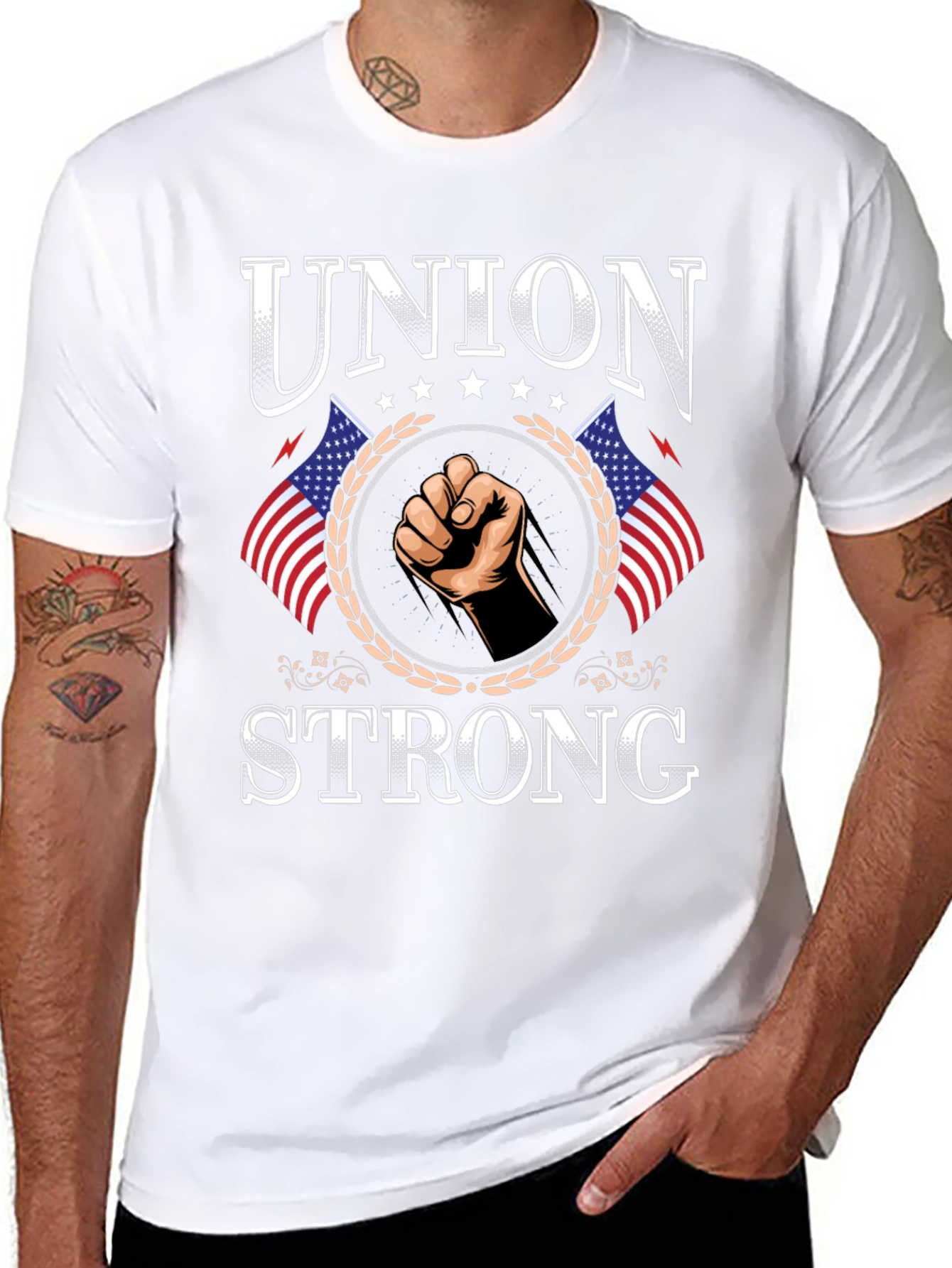 Union Strong Graphic T-Shirt