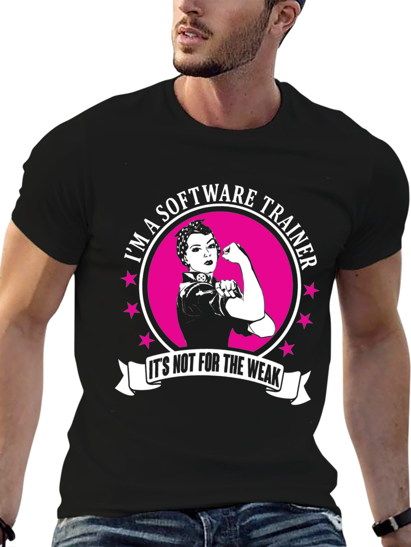 Software Trainer T-Shirt - Strong Woman Design
