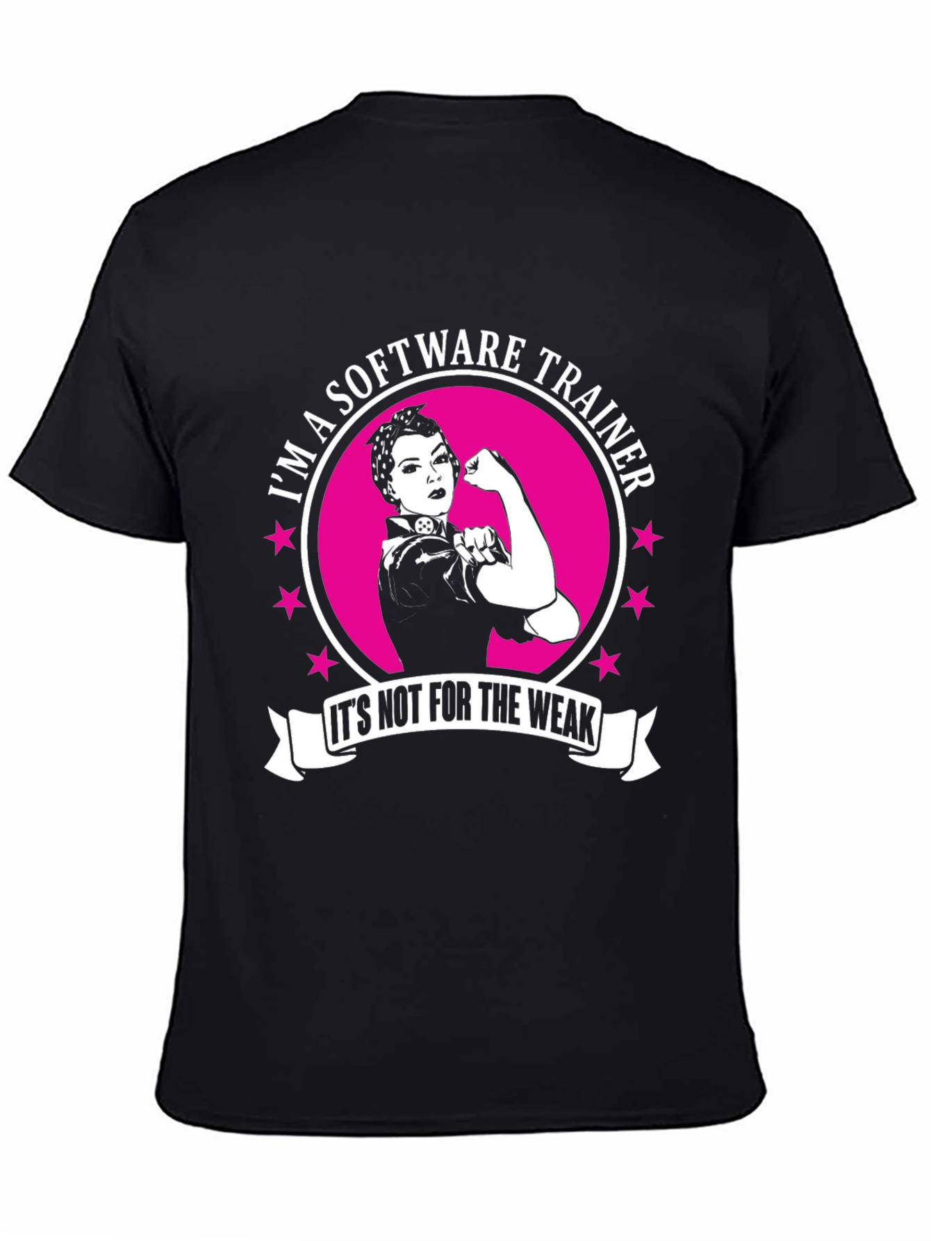 Software Trainer T-Shirt - Strong Woman Design