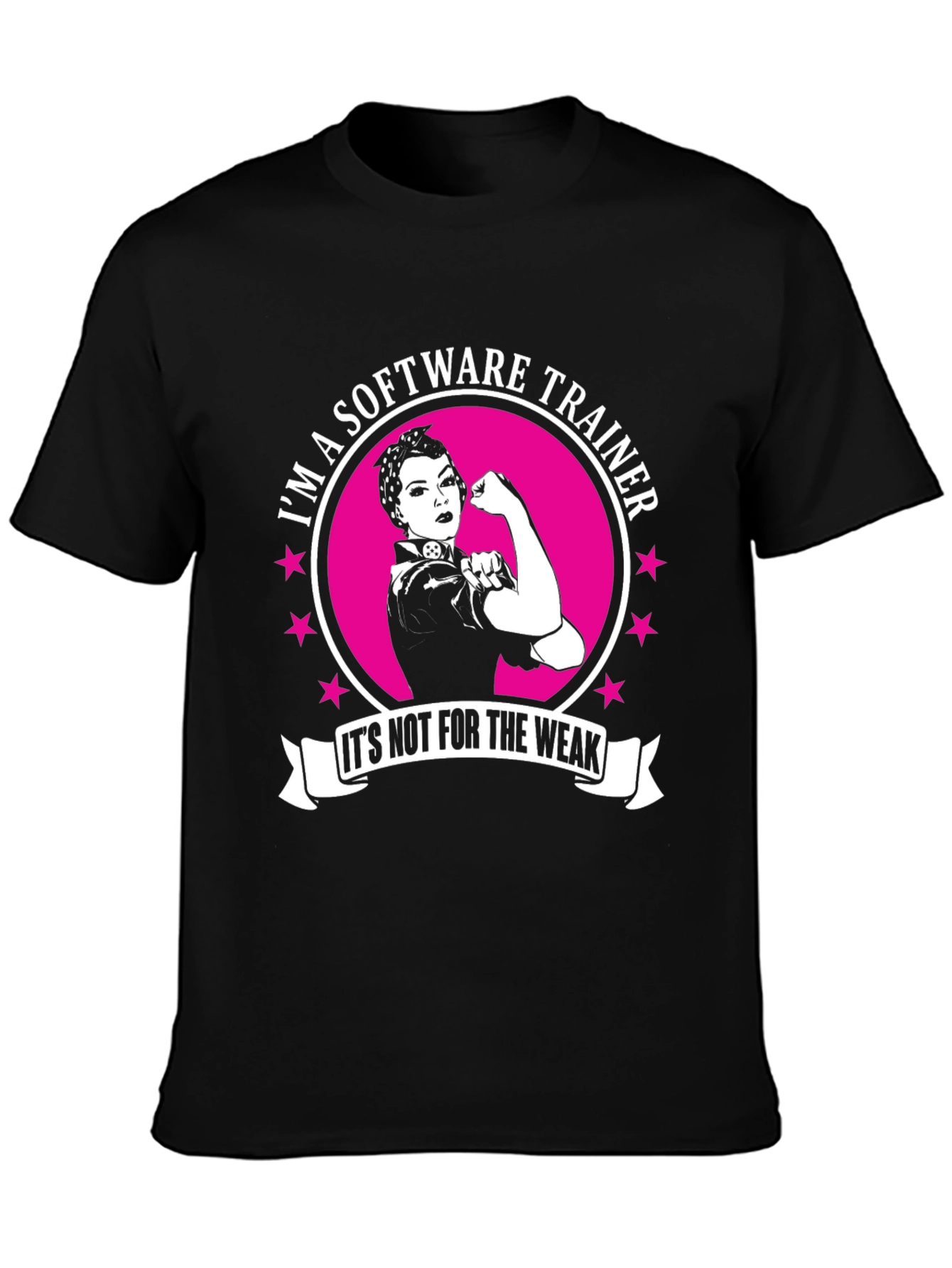Software Trainer T-Shirt - Strong Woman Design