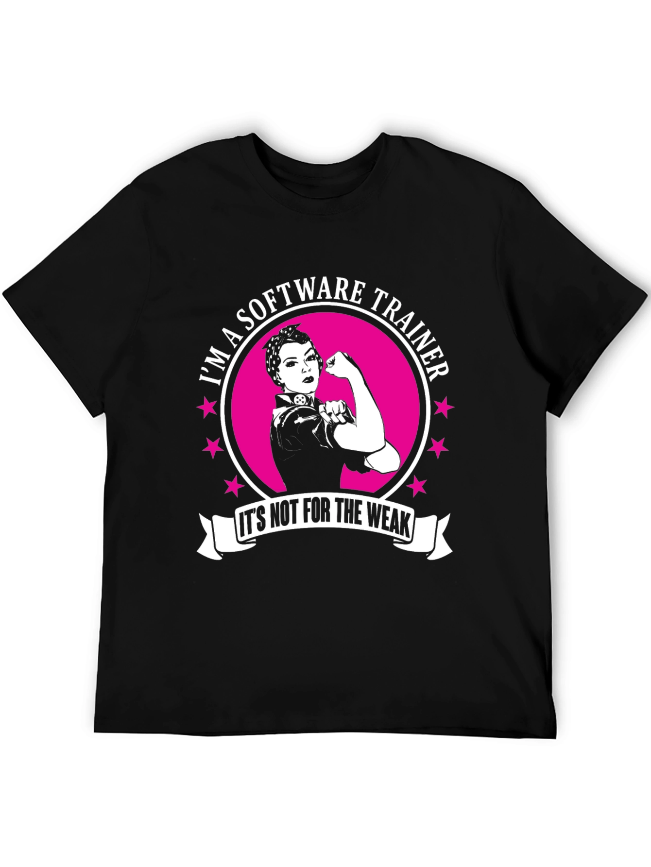 Software Trainer T-Shirt - Strong Woman Design