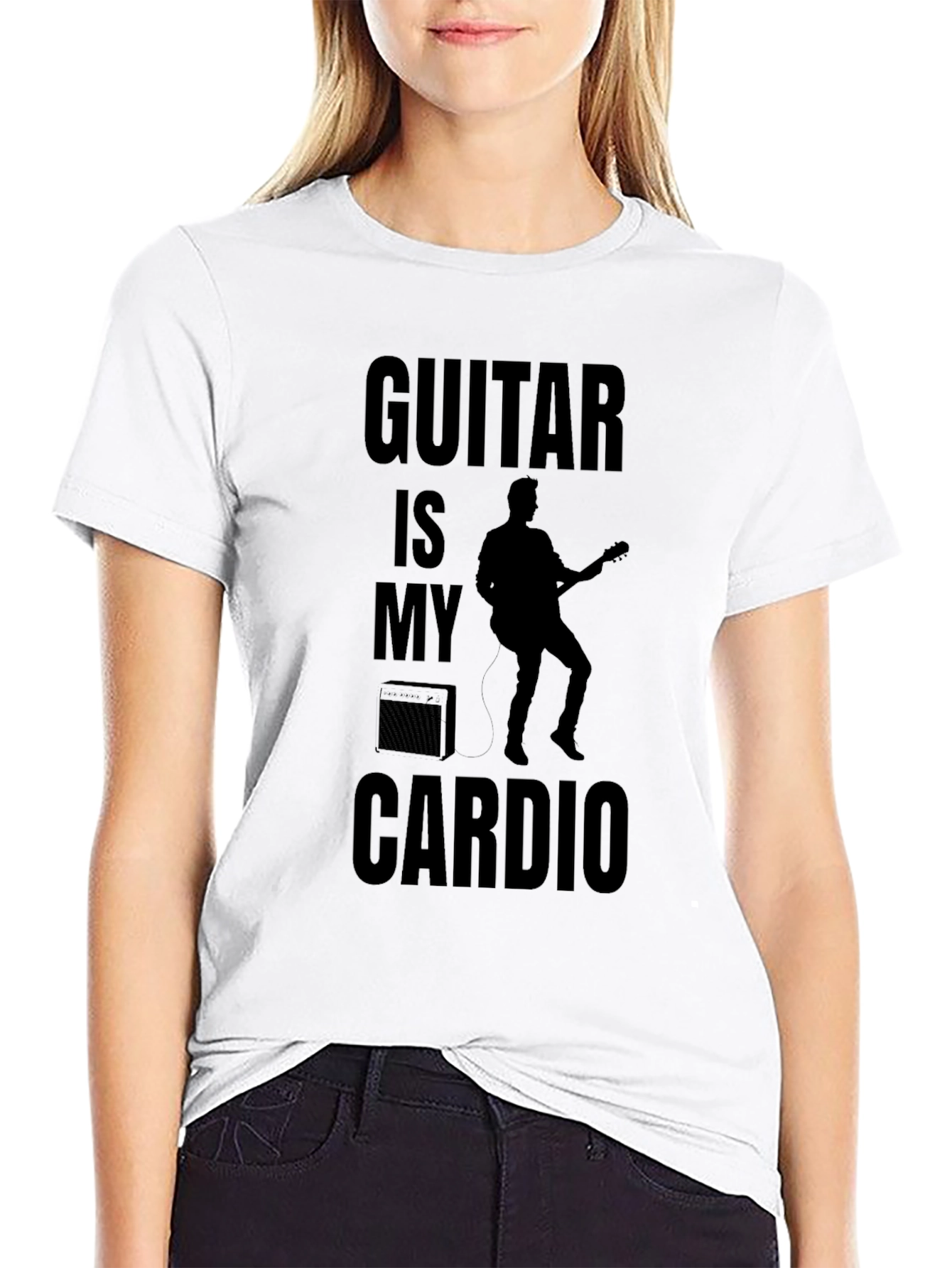 Guitar is My Cardio Graphic Tee