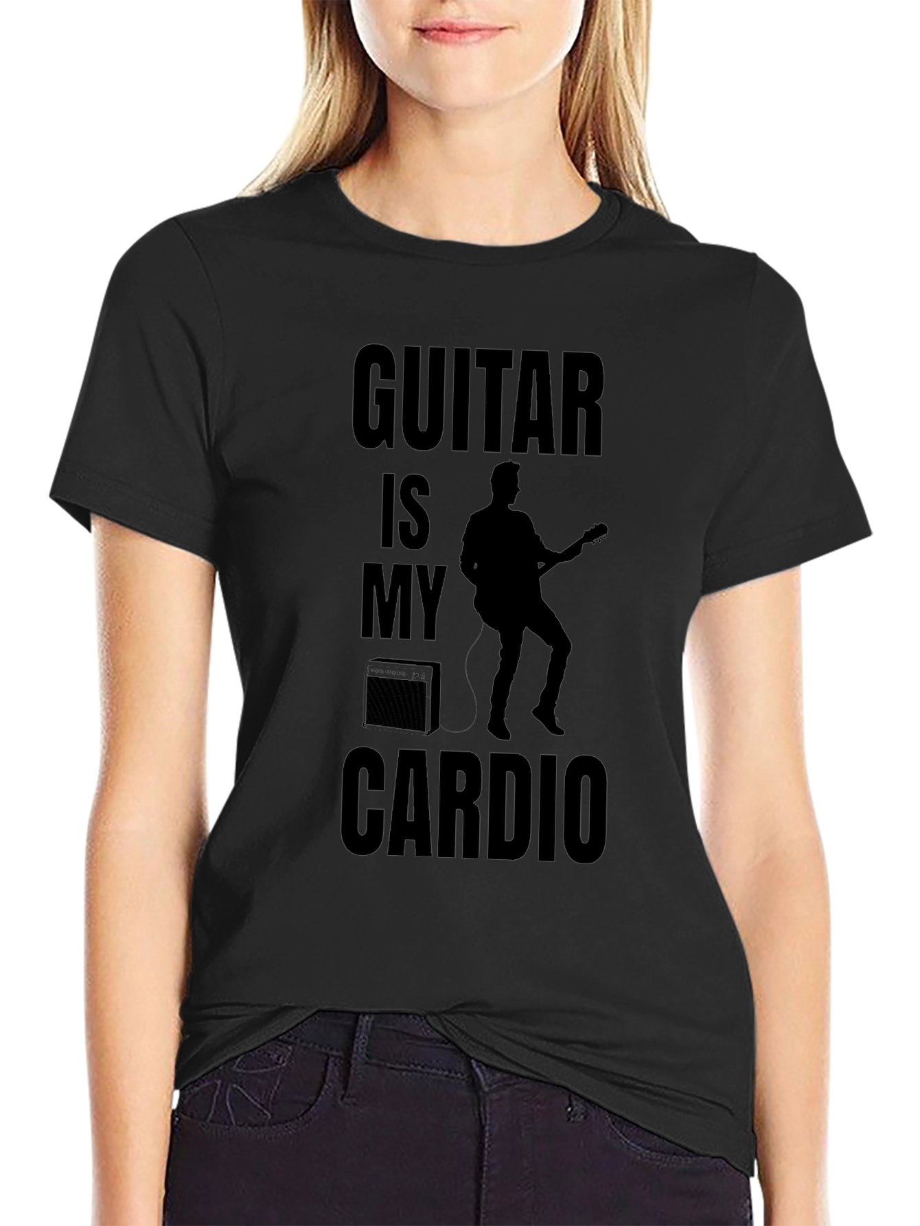 Guitar is My Cardio Graphic Tee