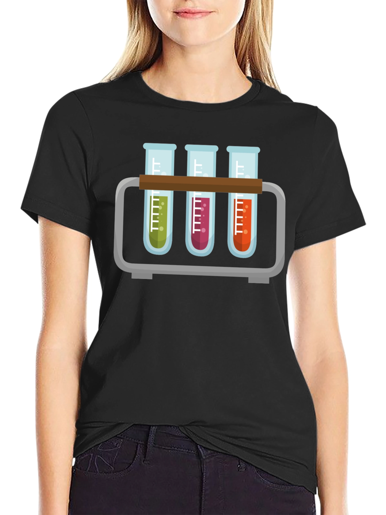 Science Test Tubes Graphic T-Shirt