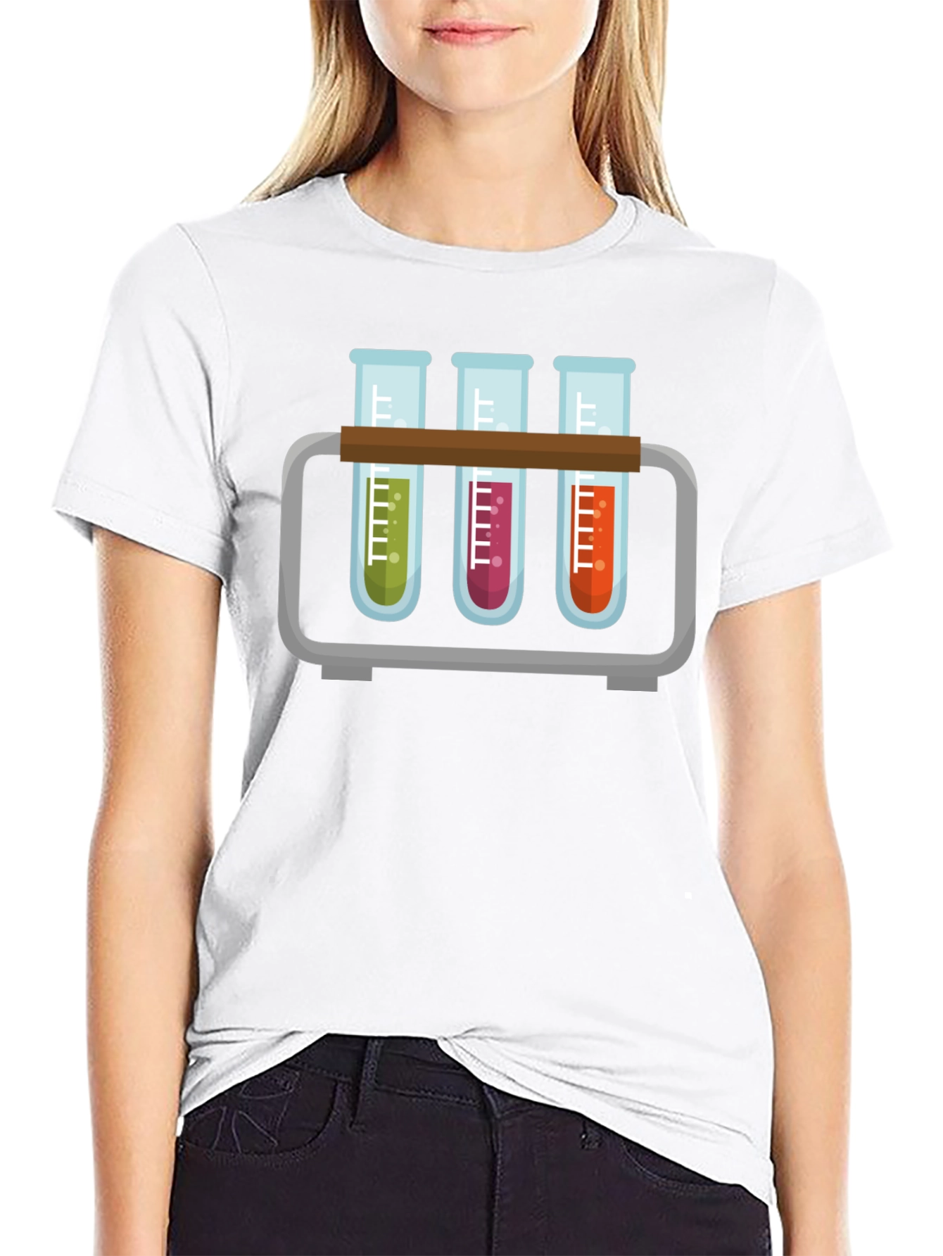 Science Test Tubes Graphic T-Shirt